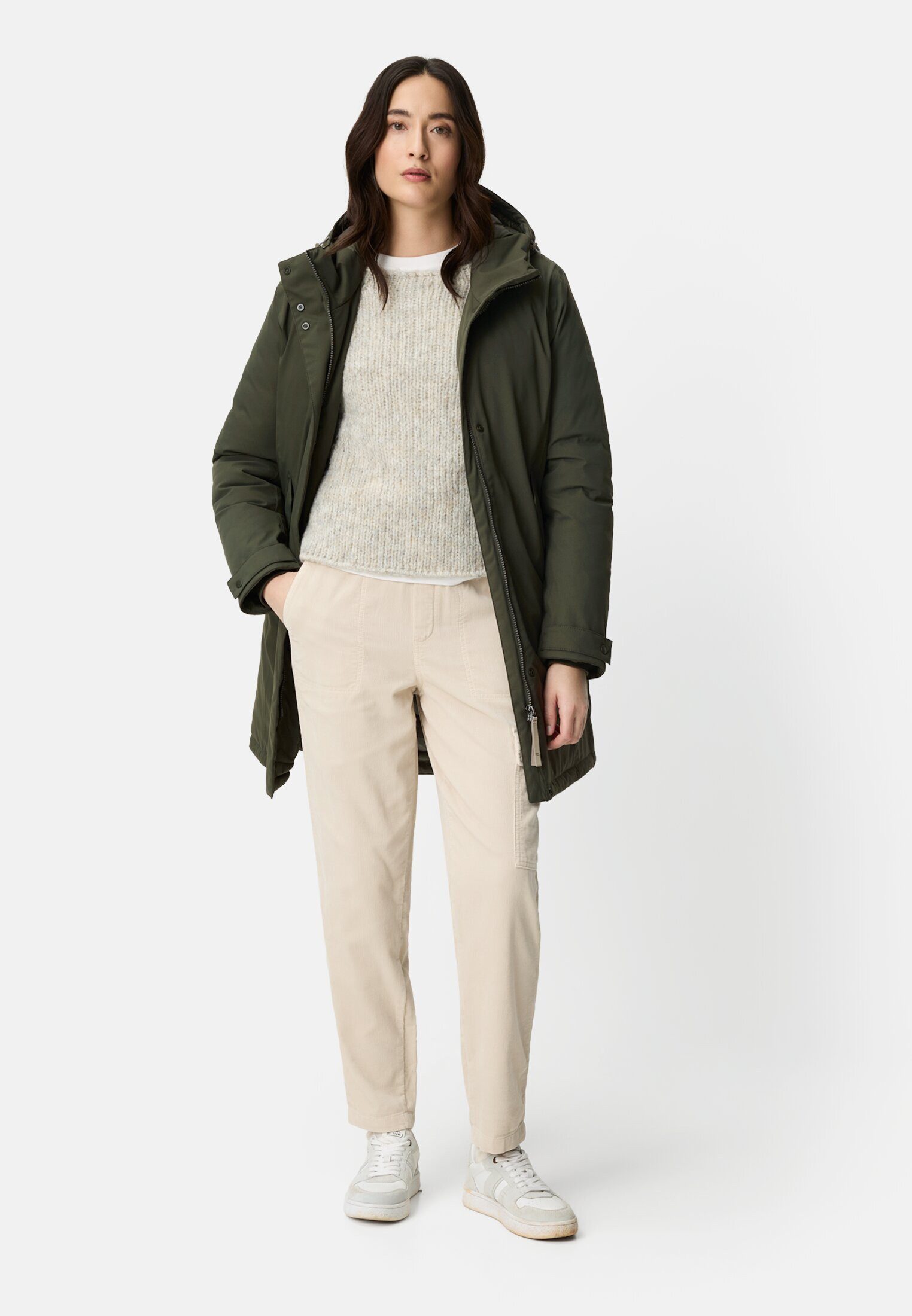 camel active Funktionsparka mit reflektierenden Details Langarm