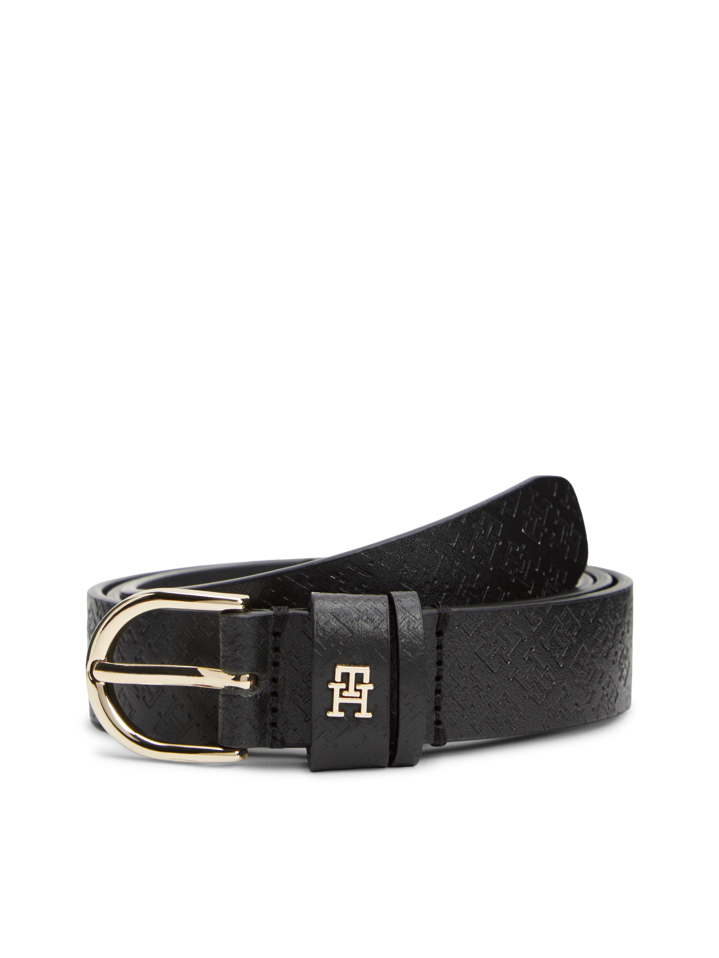 Tommy Hilfiger Ledergürtel EFFORTLESS 2.5 MONO Größenverstellbar durch Schnalle