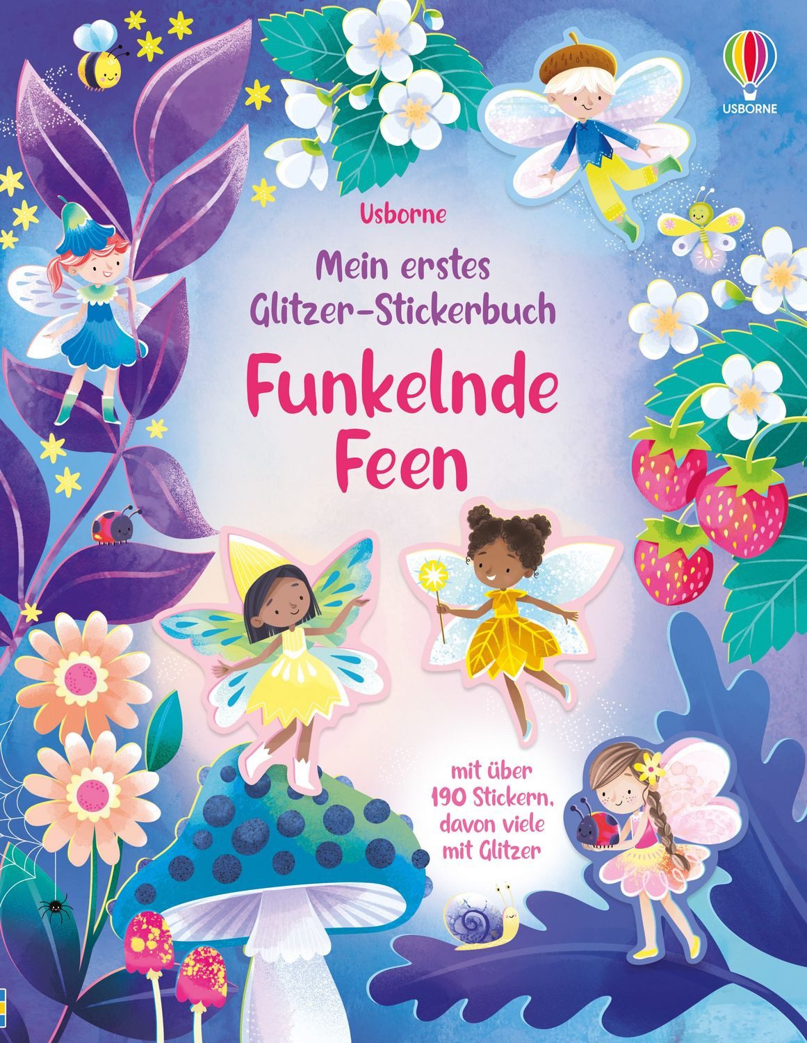 Mein erstes Glitzer-Stickerbuch: Funkelnde Feen / diverse