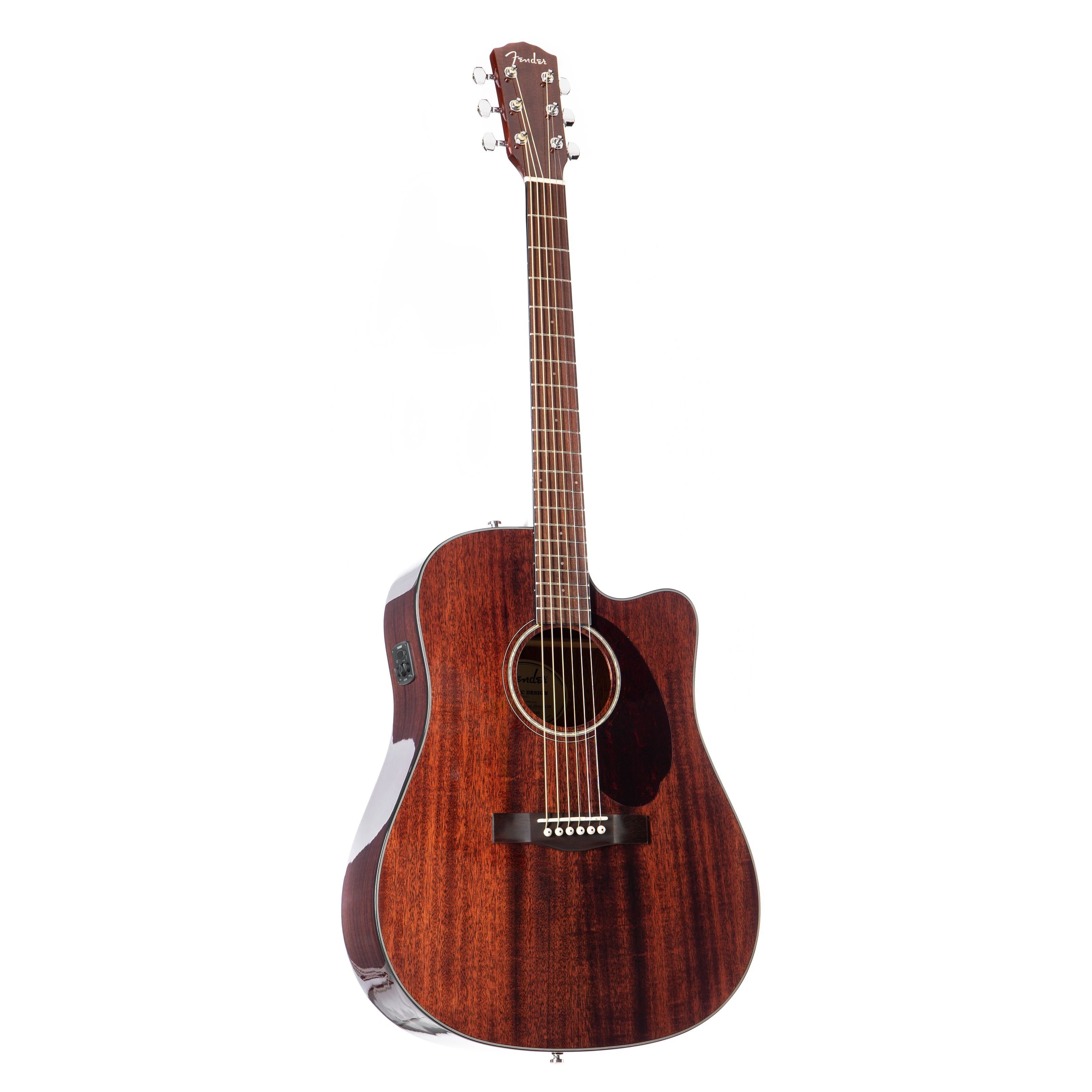 Fender Westerngitarre, Westerngitarren, Dreadnought Gitarren, CD-140SCE All Mahogany - Westerngitarre