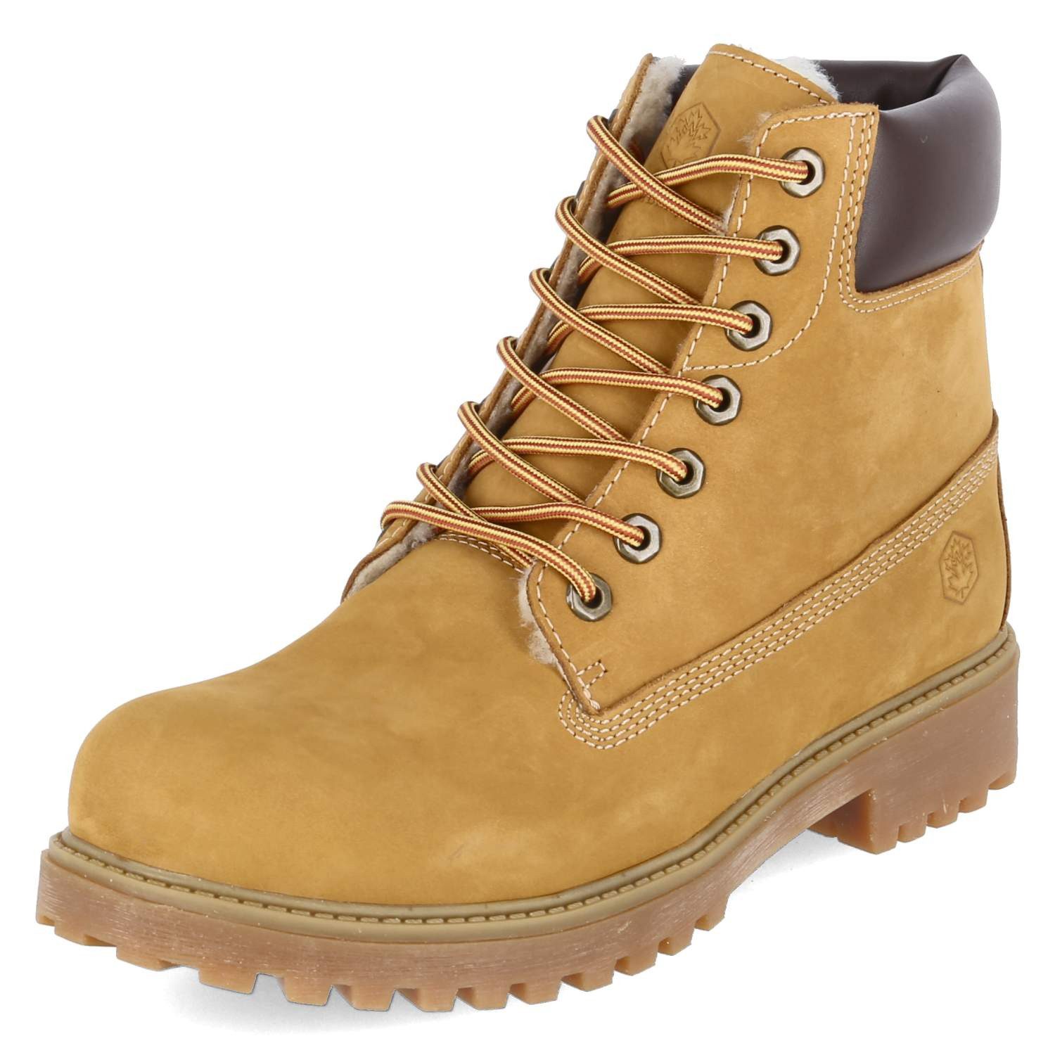 LUMBERJACK Lumberjack 102256577 Herren Leder und Synthetik gelb Schnürstief günstig online kaufen