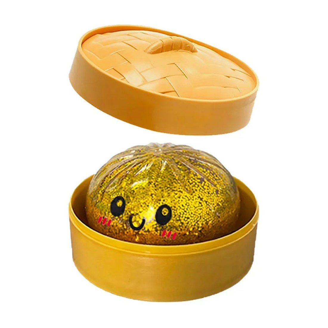 OLi Jumboball Heißer Glitzer-Dumpling-Squishy-Überraschungsbox: Bunte -Sensorik-Fidg, Spielzeuge, Anti-Stress-Quetschbälle