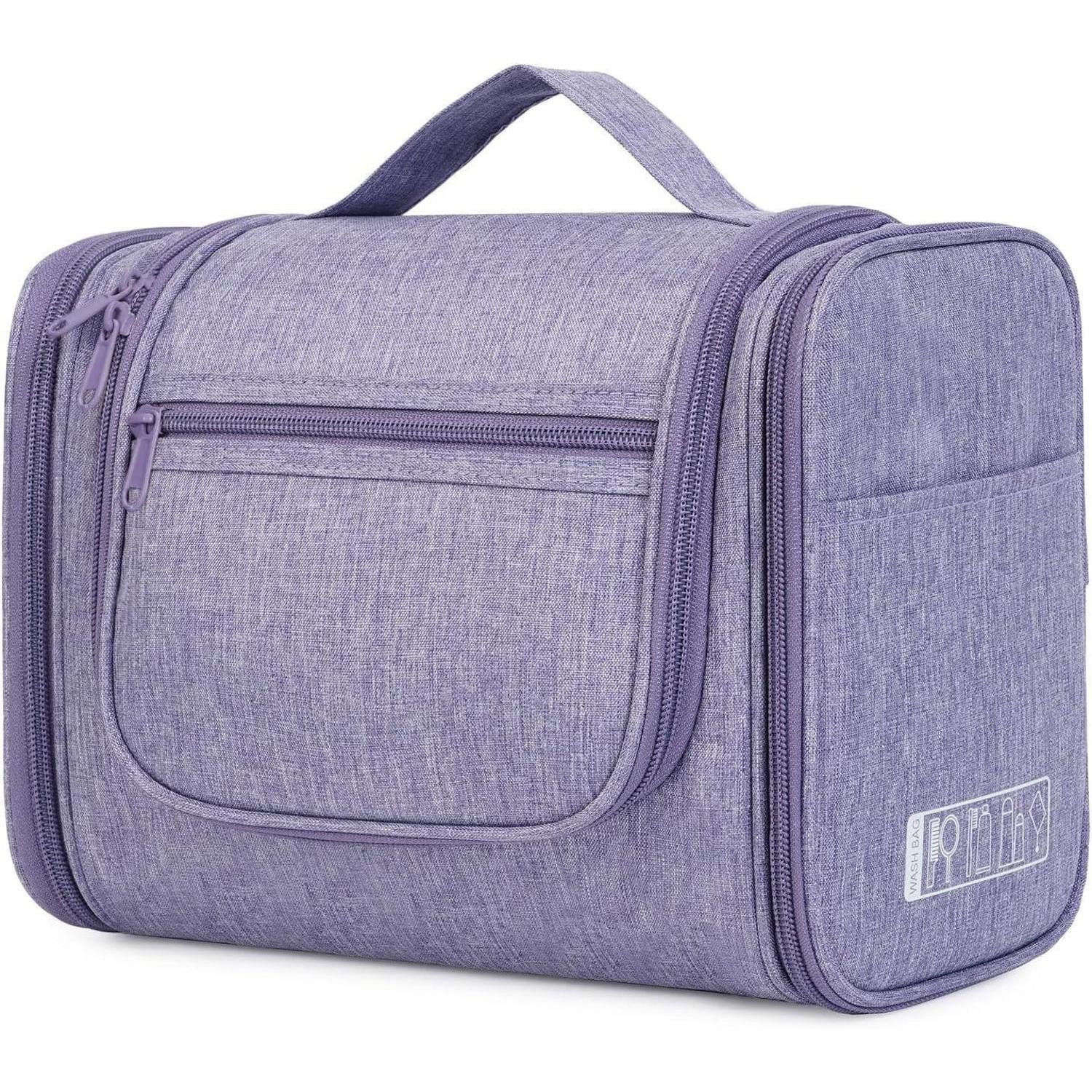 Kulturbeutel Waschtasche Kulturtasche Kulturbeutel Aufhängen Reisen Damen Violett