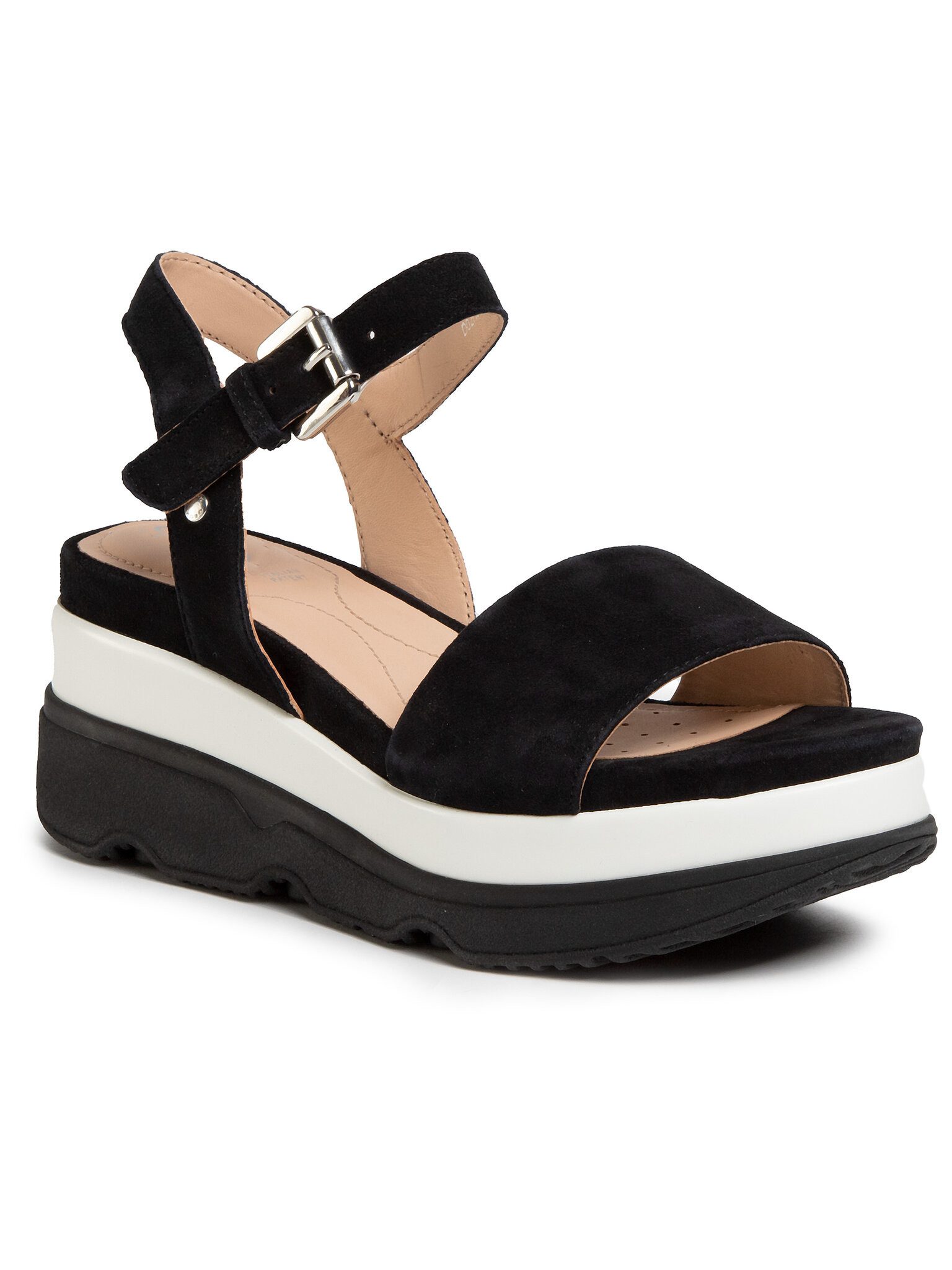 Geox Damen Sandalen Schwarz D02HBC-00021 Sandale