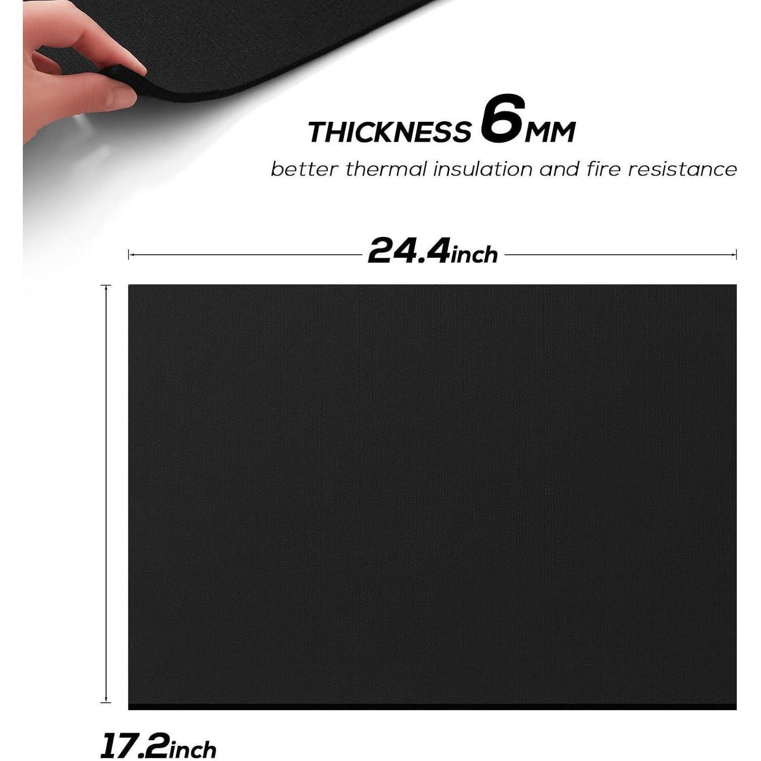 LuxusKollektion Kaminofen-Erweiterungssegmet Feuerfeste Unterlage Hitzebest günstig online kaufen