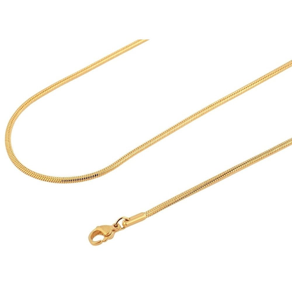 Adelia´s Kette ohne Anhänger Halskette – Schlangenkette aus Edelstahl 40 cm, Perfekt zum Verschenken an besondere Menschen – Bild 3 von 3