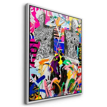 DOTCOMCANVAS® Leinwandbild Double Streety Venus, Leinwandbild Double Streety Venus Pop Art hochkant Portrait