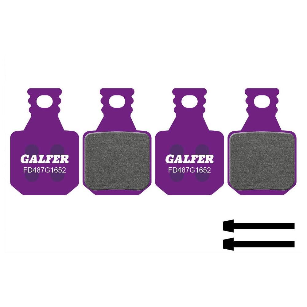 Galfer Scheibenbremse Galfer Bremsbeläge E-Bike Magura MT5/MT7 - Violett, semi-metallisch, h