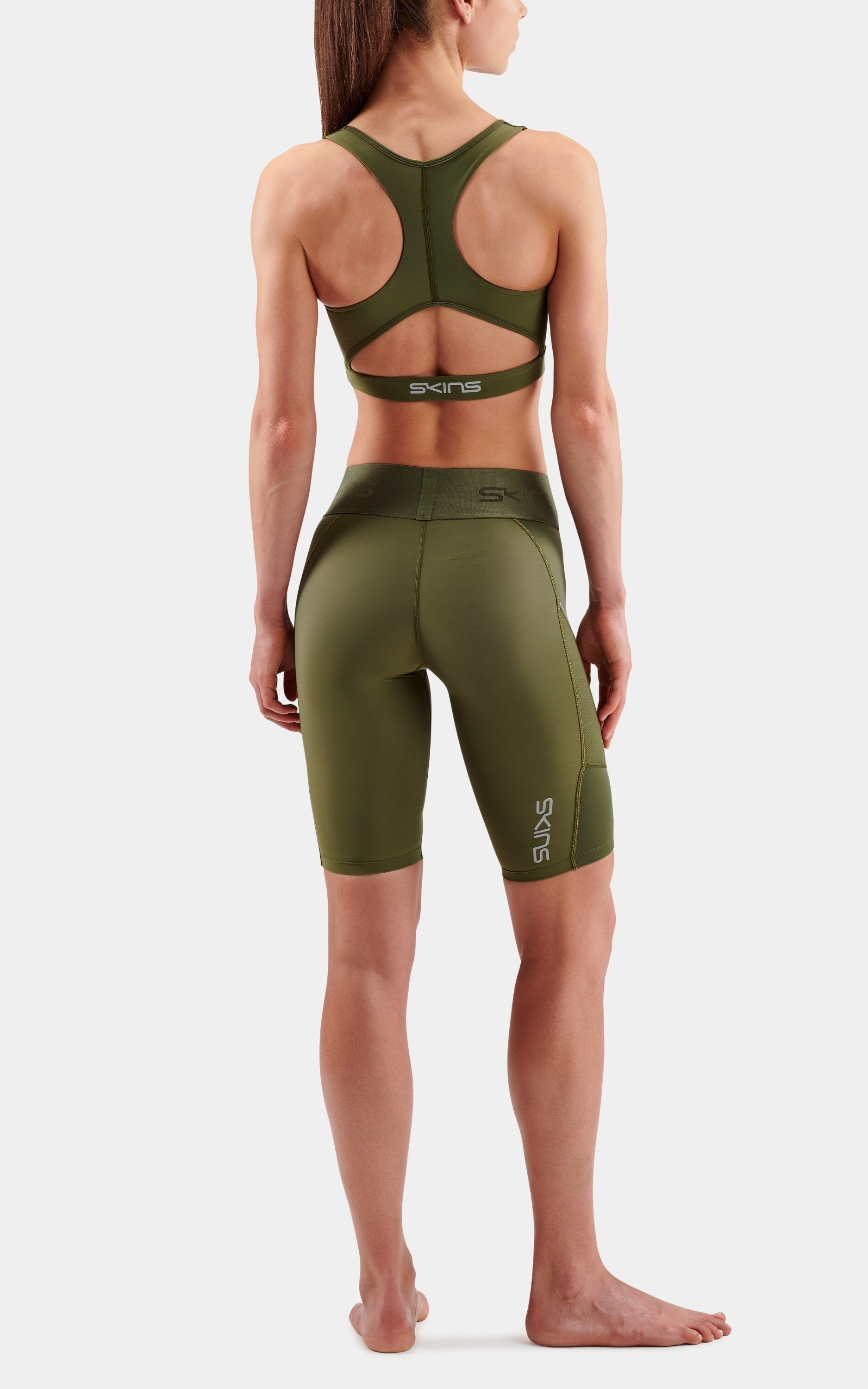 Skins khaki S3 Bra Sport-BH (1-tlg) Active