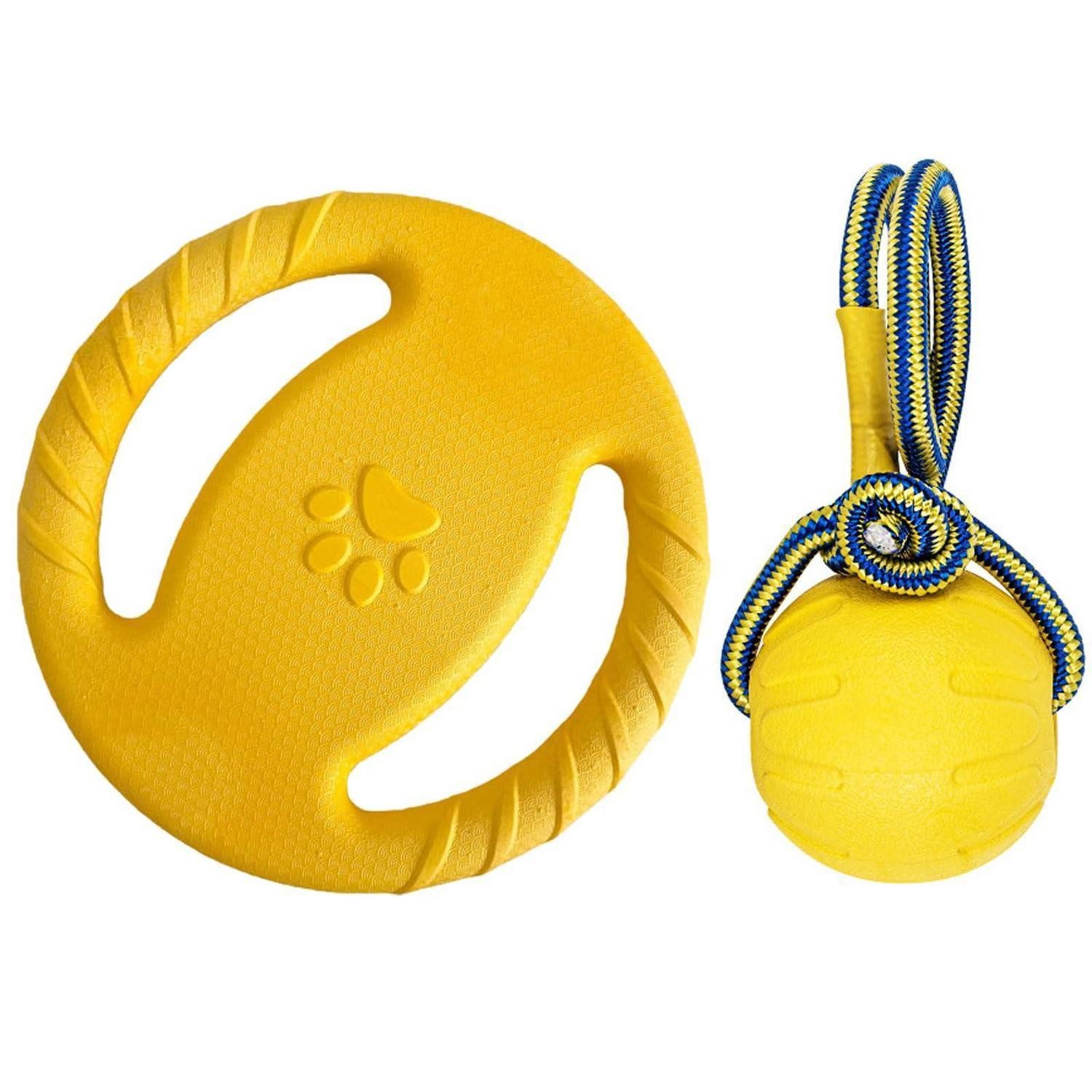 LuxusKollektion Wurfscheibe Hundescheibe 2er-Set Robust & Schwimmend (2-St)