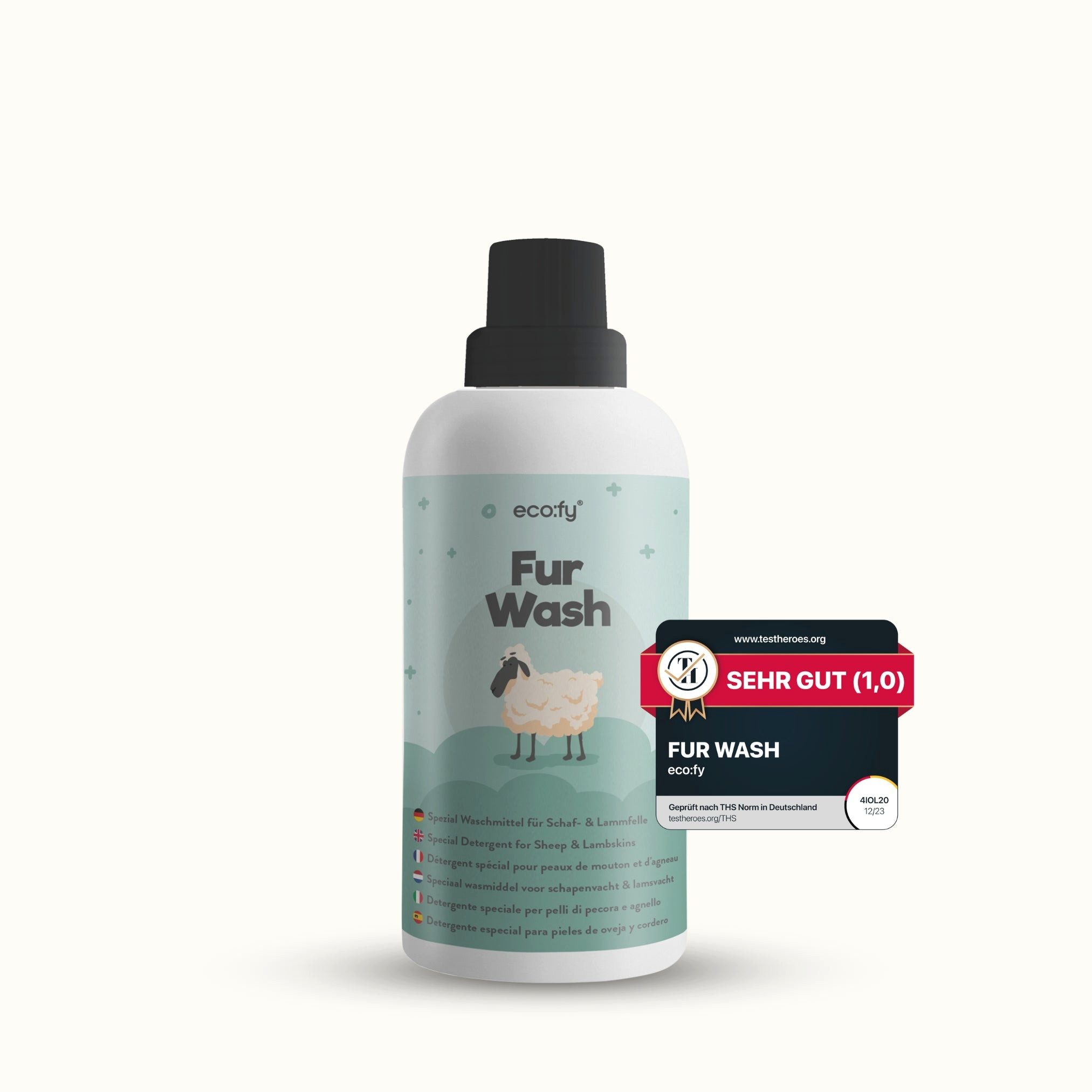 eco:fy Fellpflege Waschmittel für Schaf- & Lammfelle, 500 ml, (1-St), Für Hand- & Maschinenwäsche
