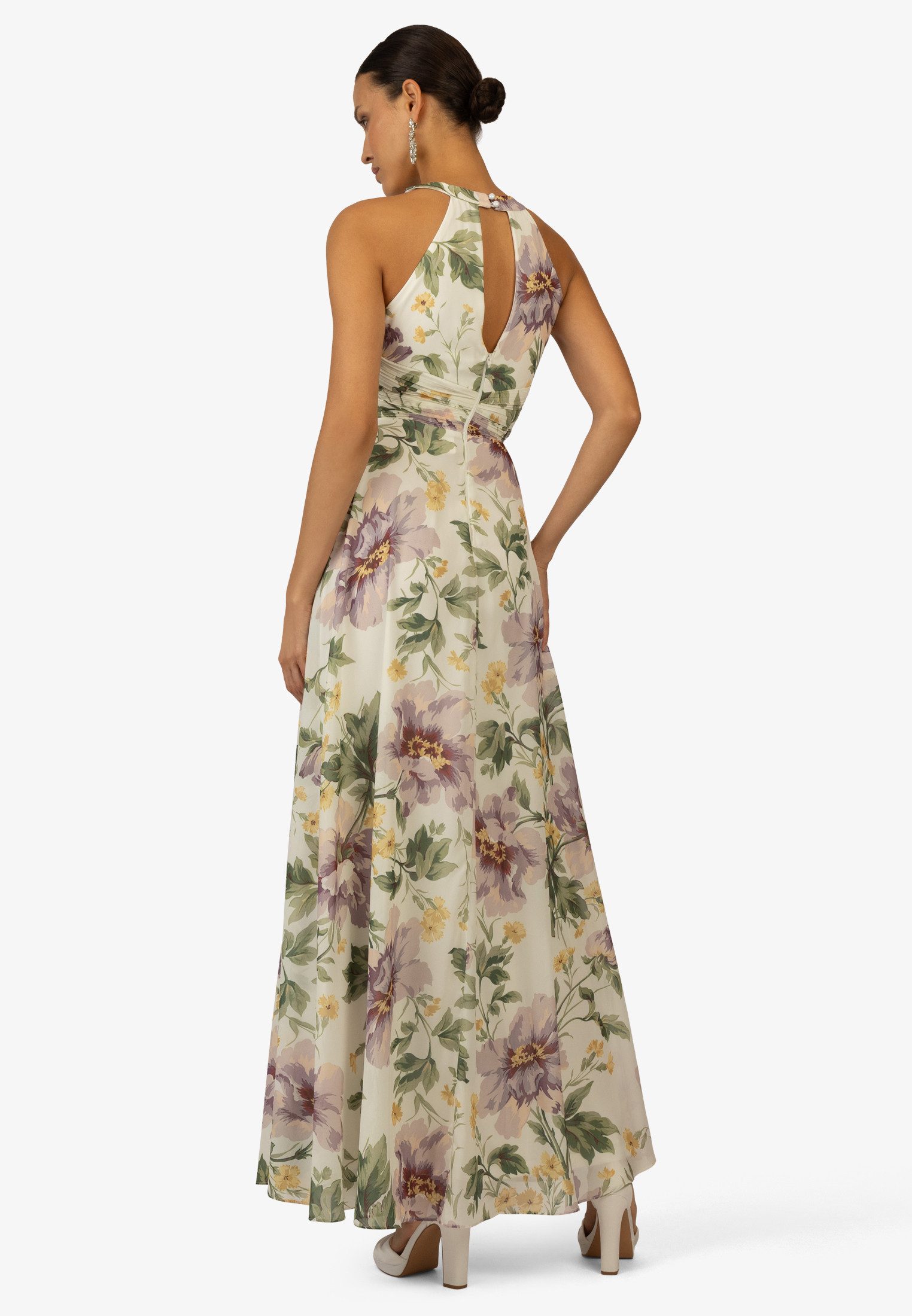 Kraimod Abendkleid mit Neckholder und Faltenwurf