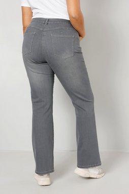 Dollywood Regular-fit-Jeans Bootcut-Jeans Stretchkomfort 5-Pocket mit Schlag
