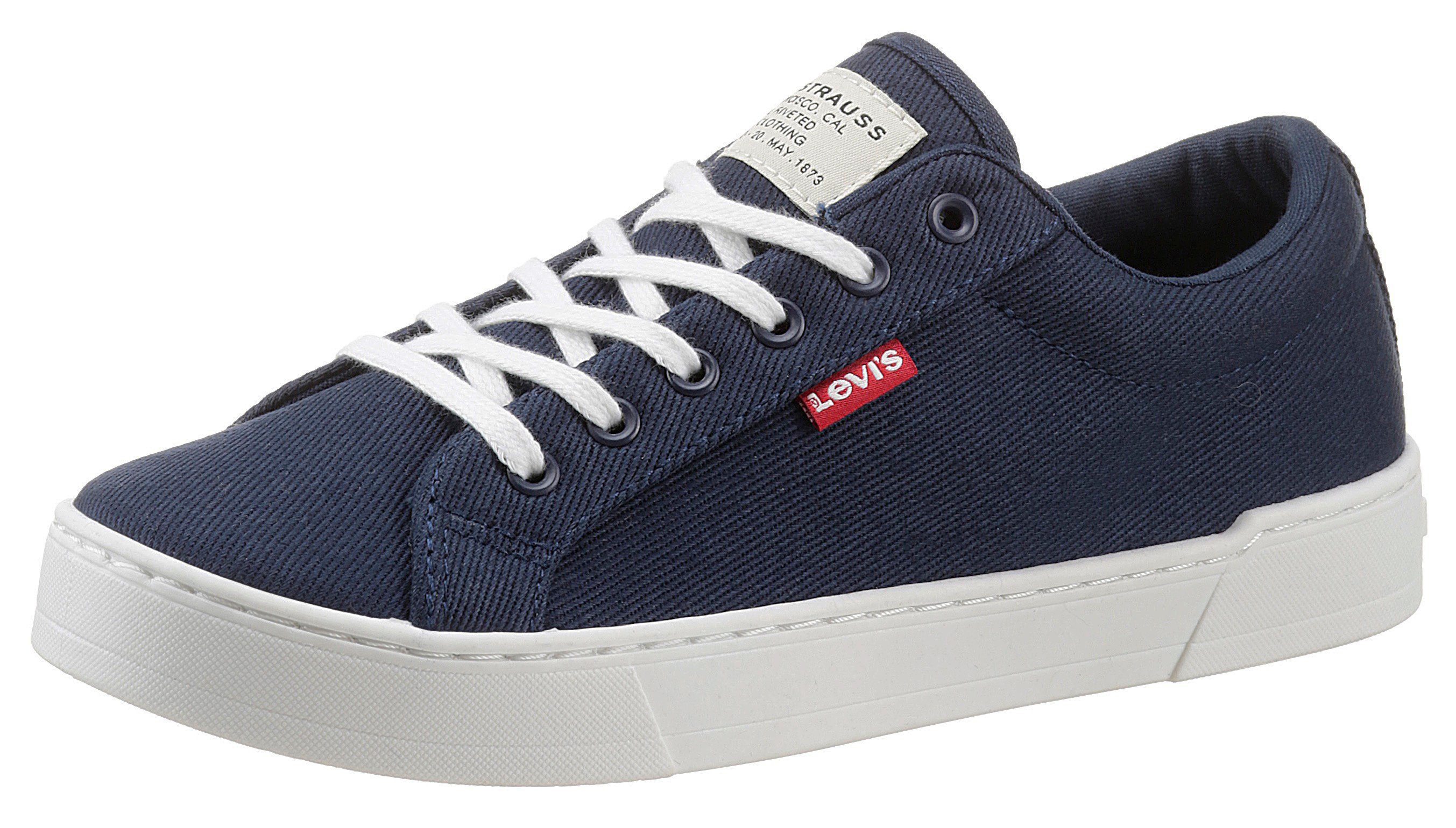 Levi's® MALIBU 2.0 Plateausneaker mit Logoaufnäher, Freizeitschuh, Halbschuh, Schnürschuh