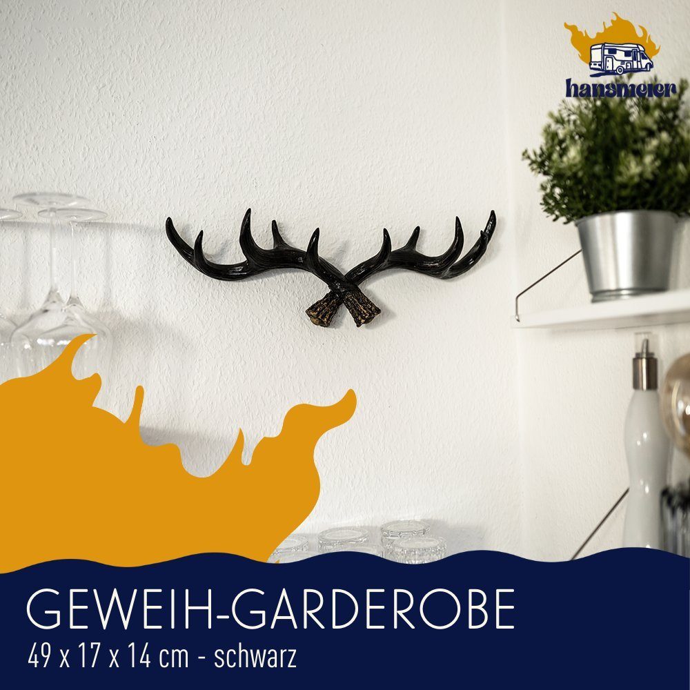 Hansmeier Wandgarderobe Geweih-Garderobe, Wanddekoration für Außen, günstig online kaufen