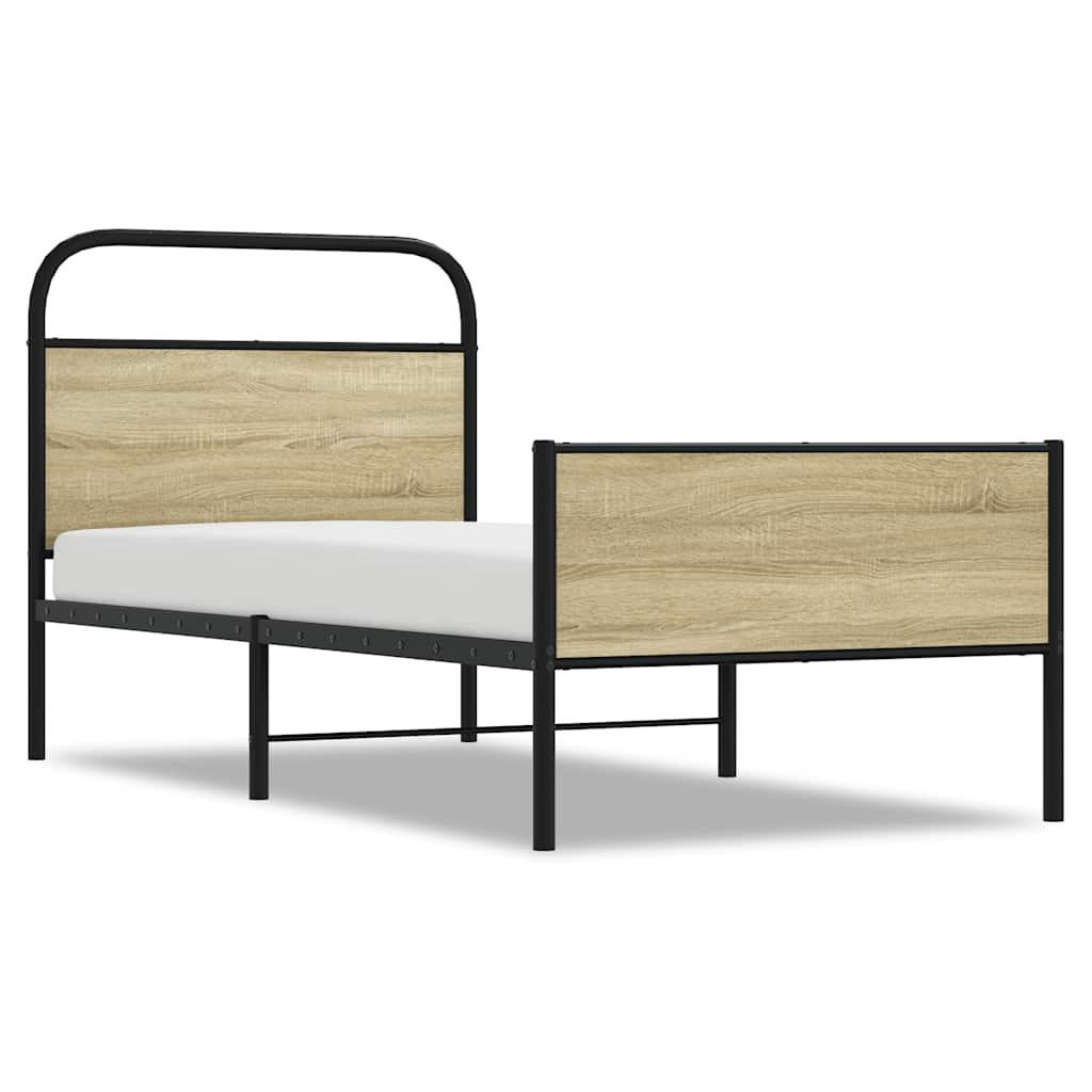 vidaXL Bett Bettgestell ohne Matratze 75x190 günstig online kaufen