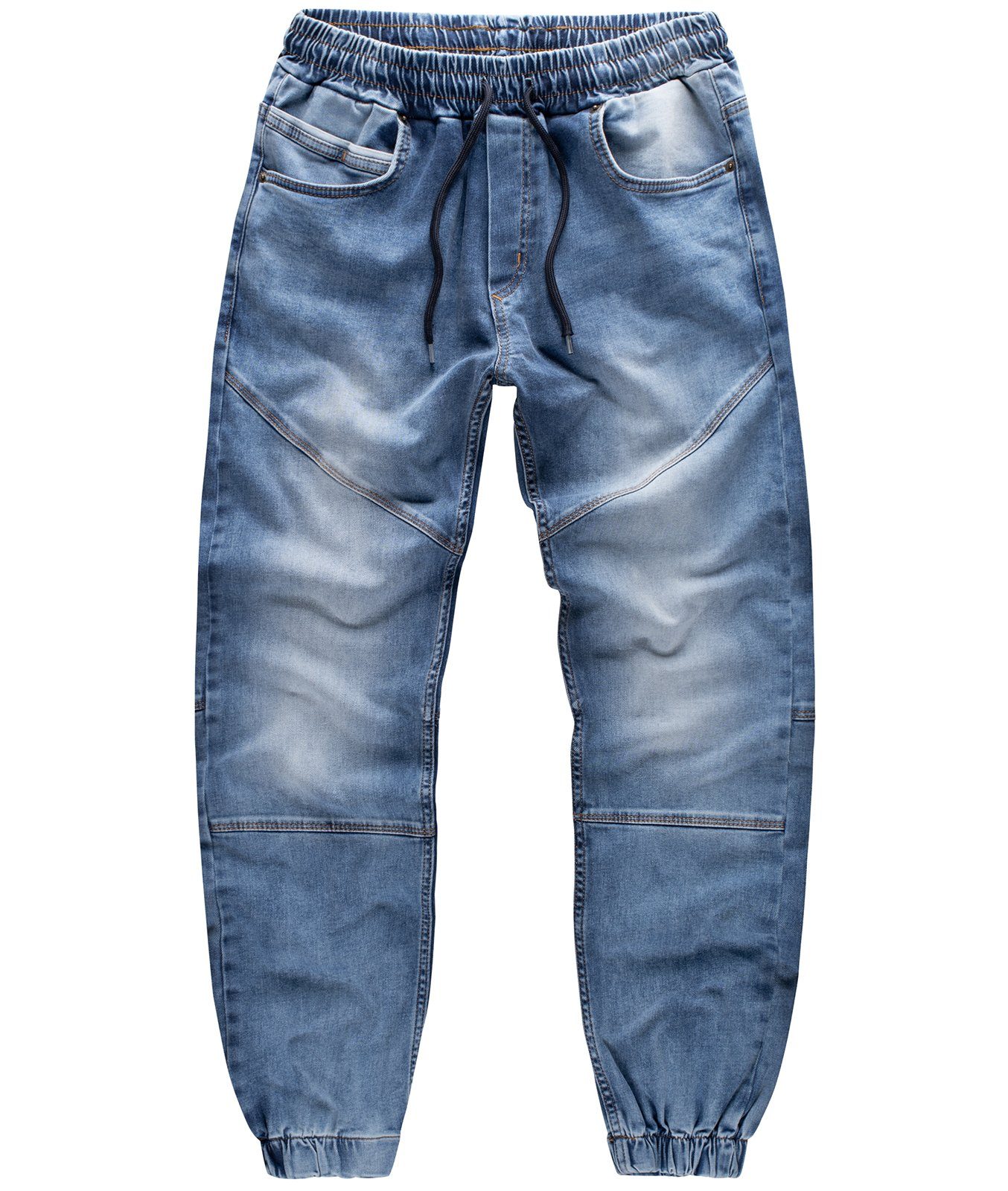 Tapered-fit-Jeans Herren Jeans Jogger-Style Blau RC-2184