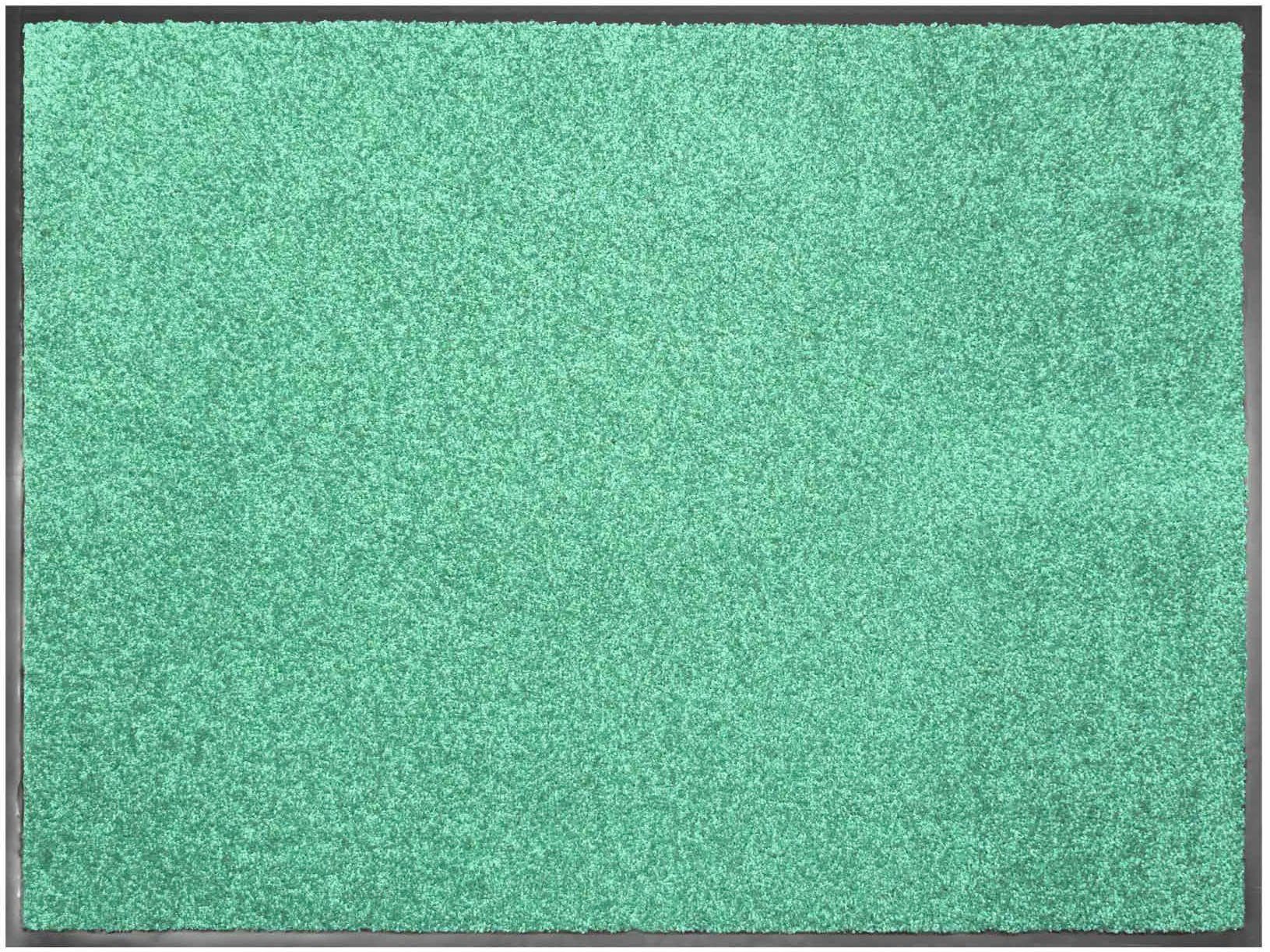 waschbar große Primaflor-Ideen Textil, Fußmatte Farbauswahl, mint Höhe: 8,5 in mm, CLEAN, Schmutzfangmatte, rechteckig,