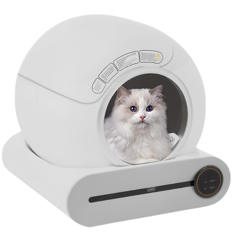 Katzenecktoilette Automatische Katzentoilette mit App-Steuerung (max. 65L)