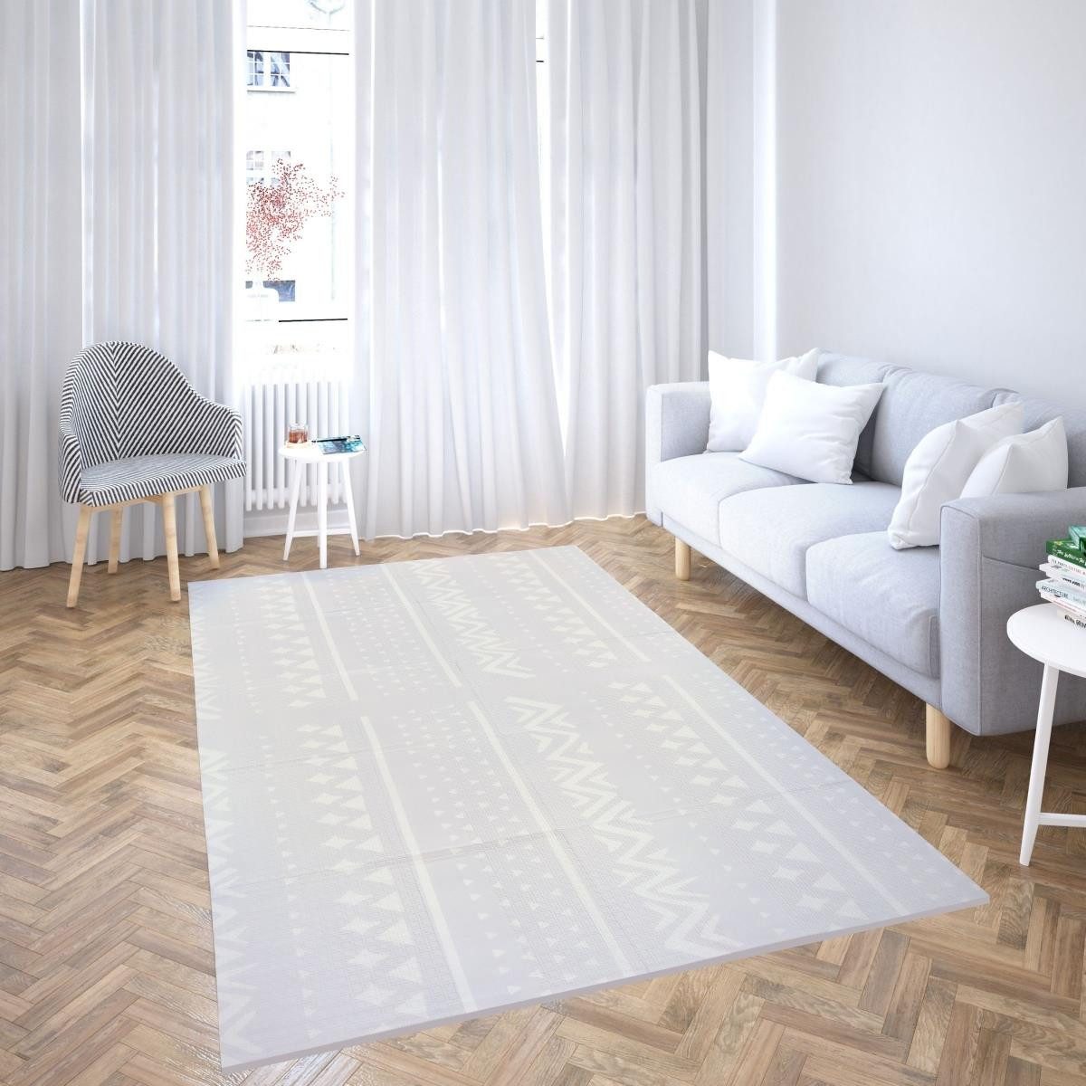 Mamabrum Spiel-Parkhaus Doppelseitig faltbare Schaumstoffmatte 180 x 120 x 1cm
