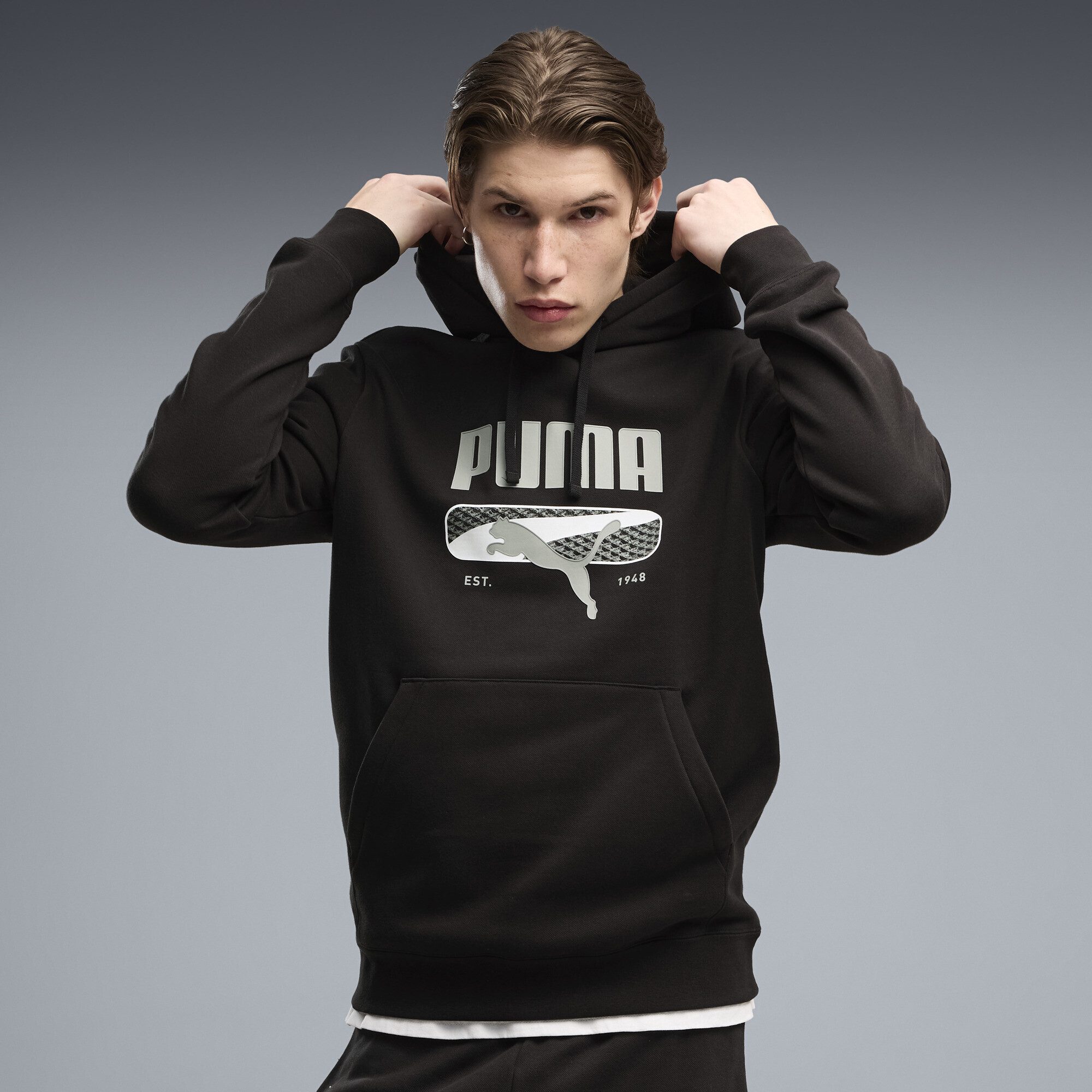 PUMA Hoodie PUMA Sport Logo Play Fleece Hoodie Herren