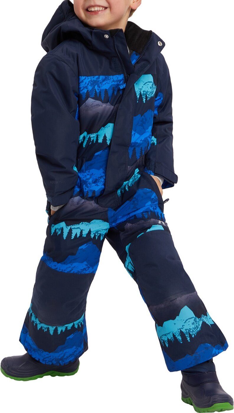 McKINLEY Fleeceoverall KK.-Overall Tiger II kds NAVY DARK/AOP (1-tlg)