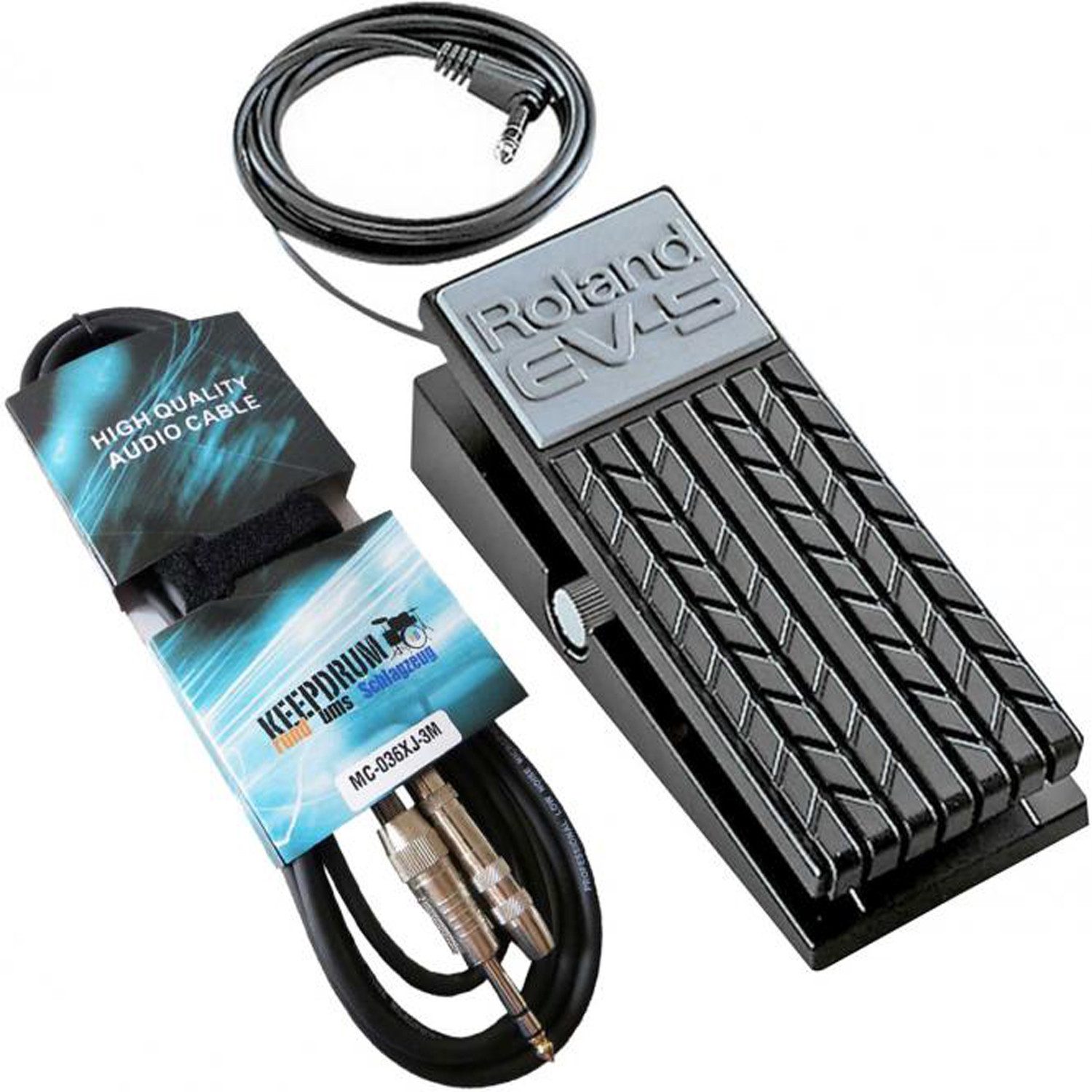 E-Gitarre Roland EV-5 Expression Pedal mit Verlängerungskabel