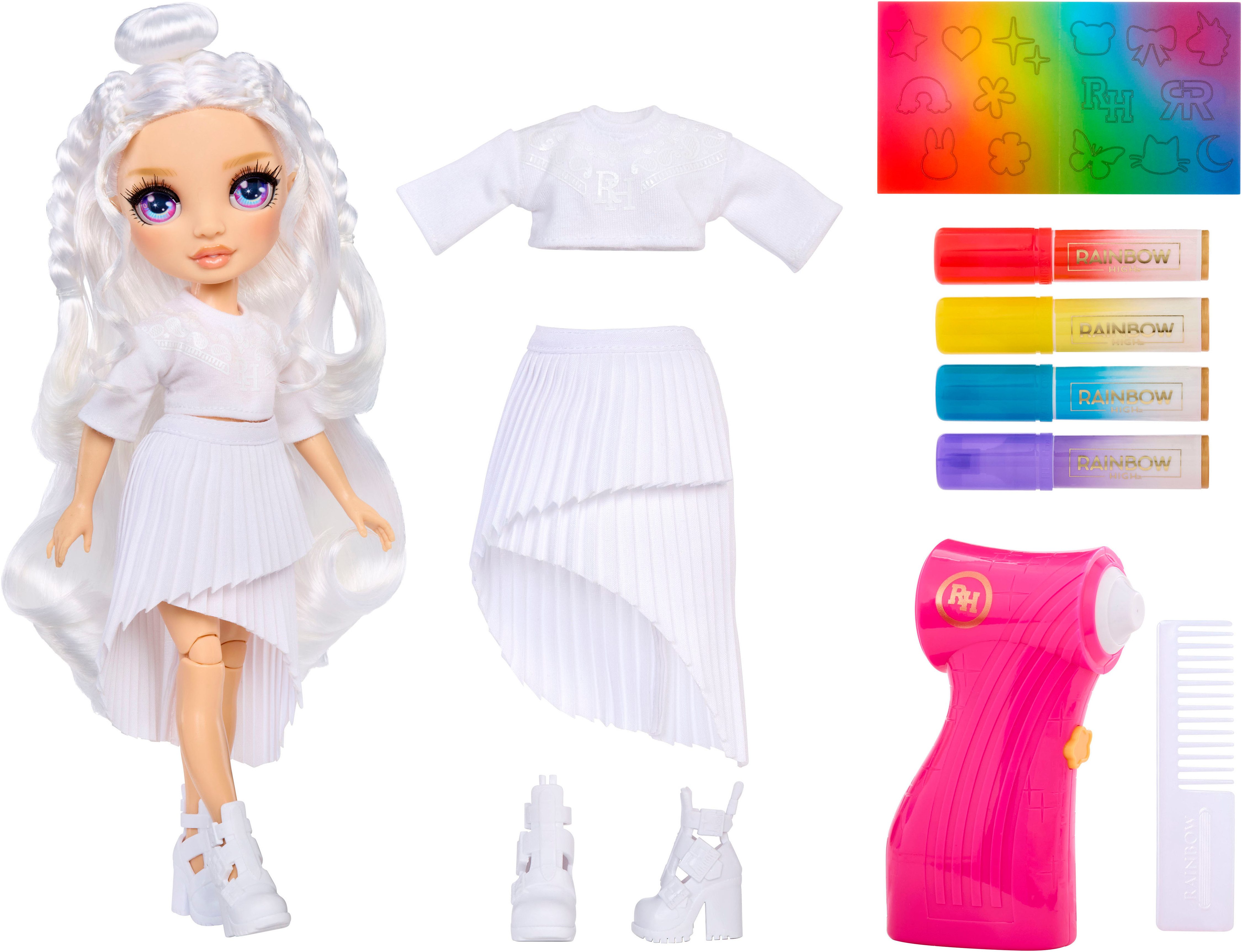 Rainbow High Anziehpuppe Air Brush & Create Fashion Dolls - Purple Eyes günstig online kaufen