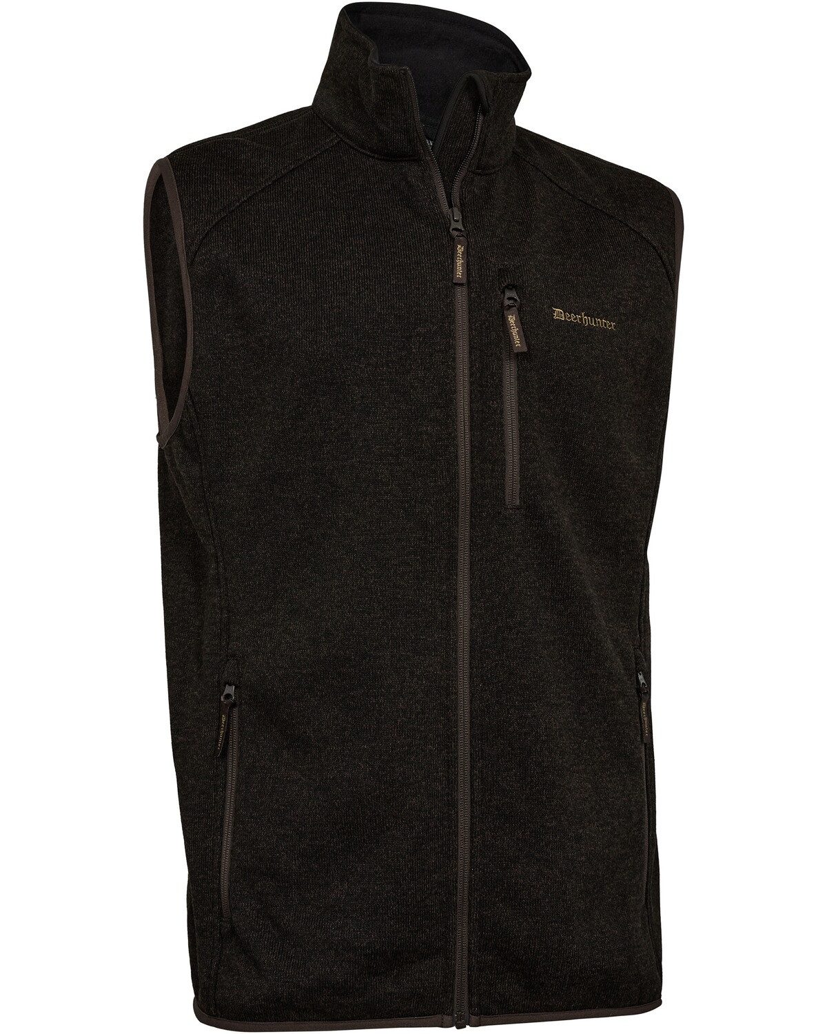 Deerhunter Fleeceweste Strickfleeceweste Moor