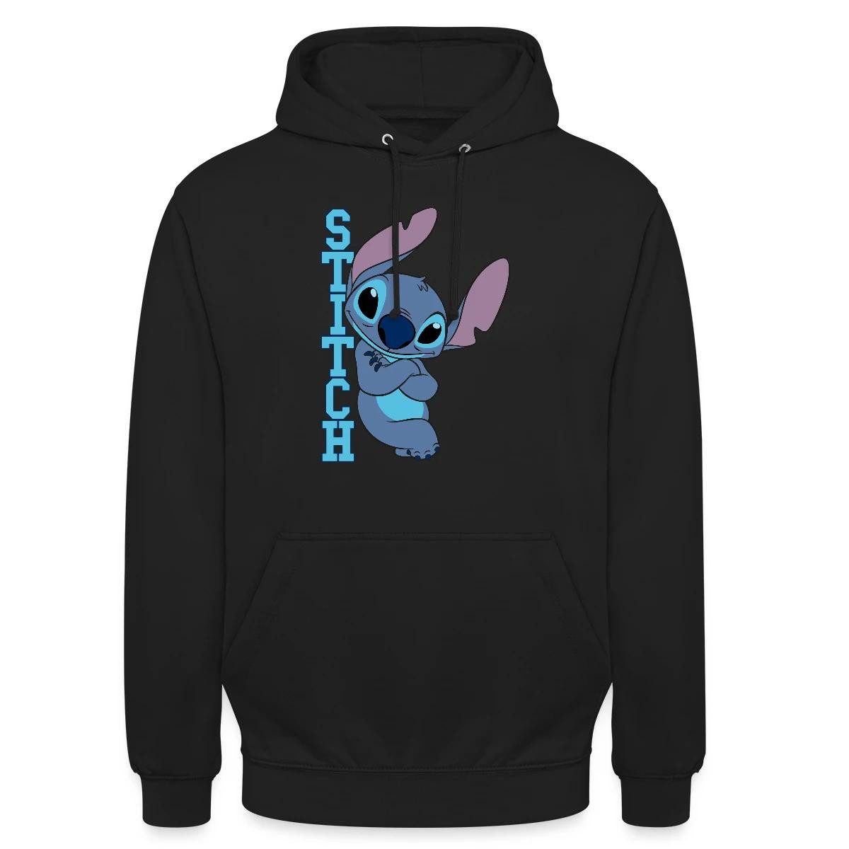 Spreadshirt Hoodie Lilo & Stitch, Stitch Mit Schriftzug Unisex Hoodie (1-tlg)