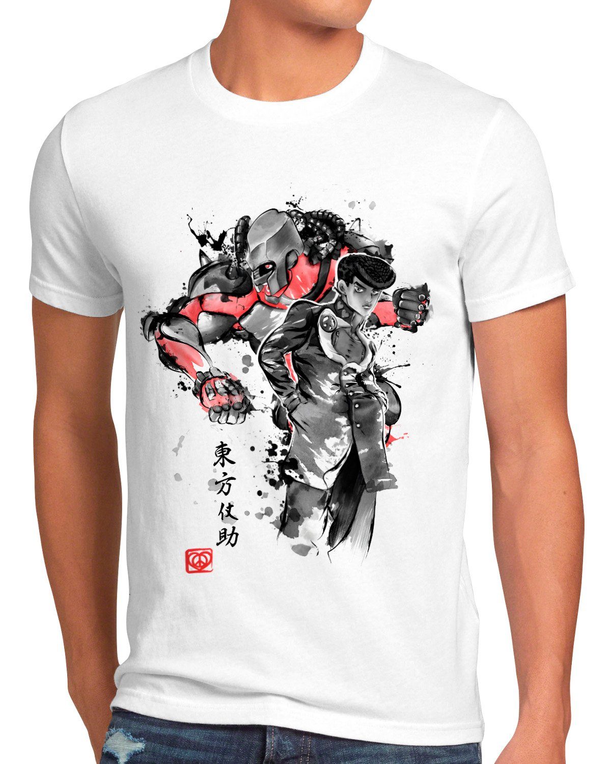 style3 T-Shirt Bizarre Regeneration jojos bizarre adventure anime