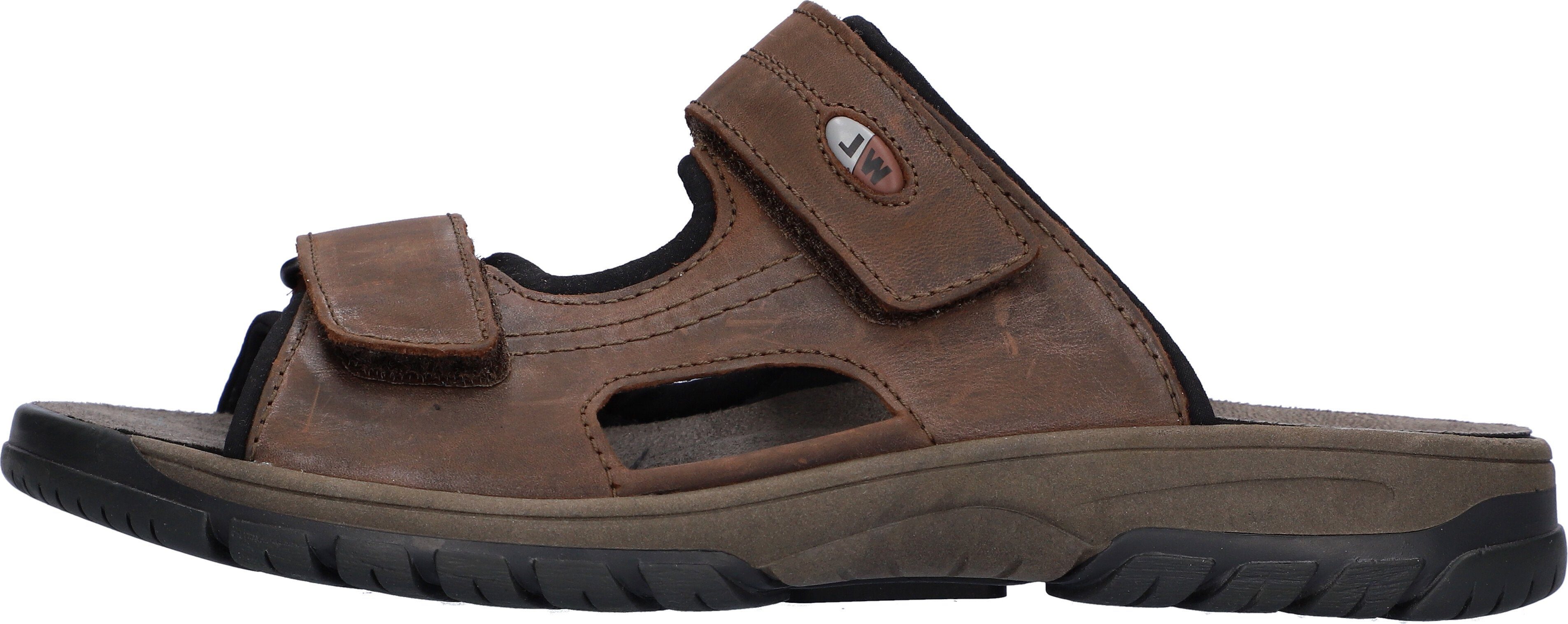 Waldläufer Harald Pantolette, Sommerschuh, Schlappen, Klettschuh, in Weite H (sehr weit)