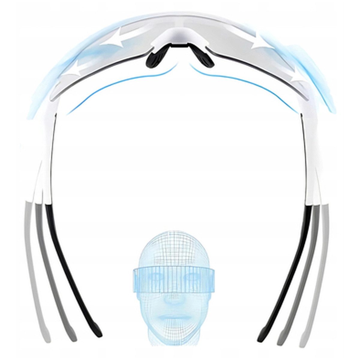 ROCKBROS Fahrradbrille Rockbros Fahrradbrille photochrom