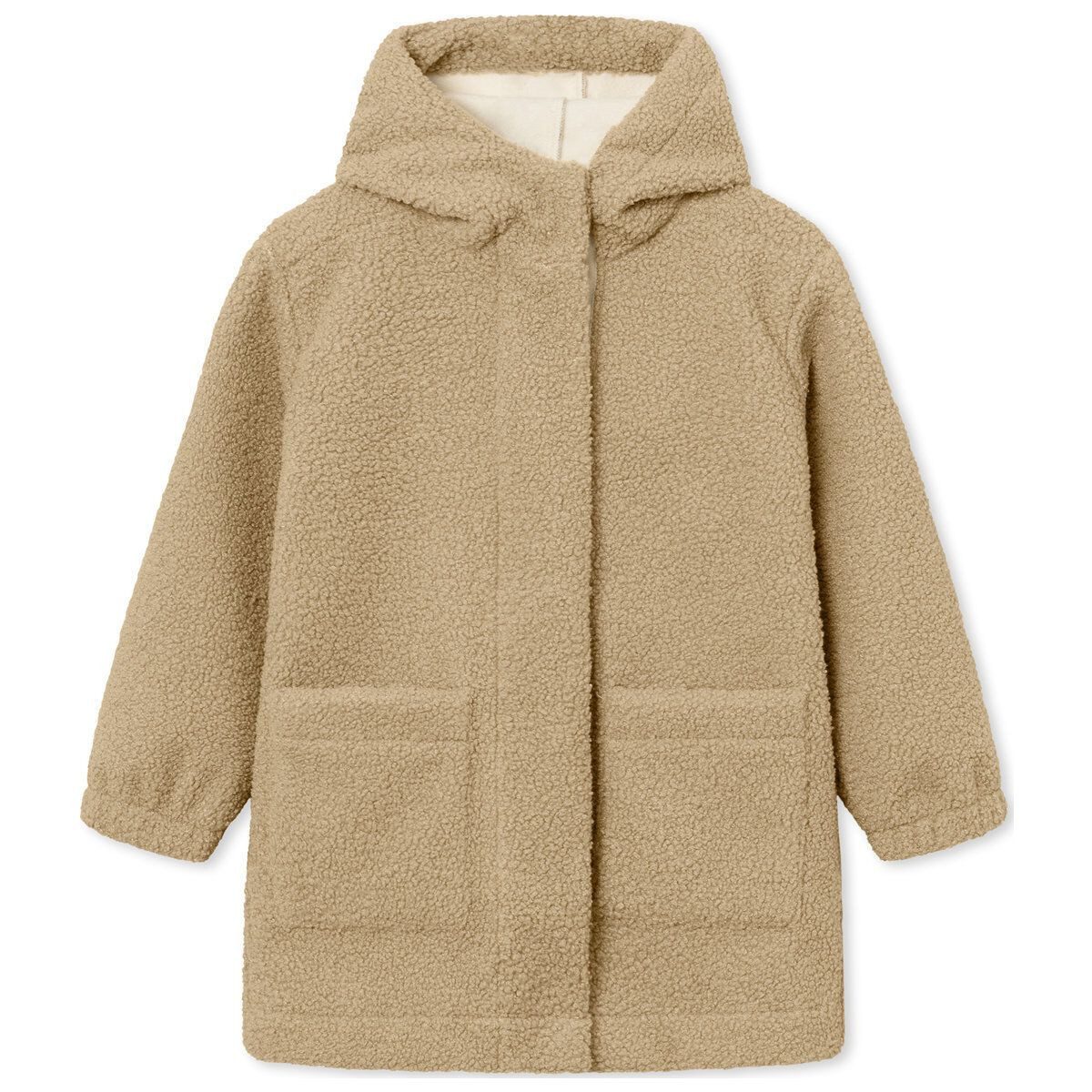 MINI A TURE Hardshelljacke Matcaykas Sherpa jacket. GRS Kuschelig-wasserdichte Mädchenjacke mit reflektierenden Details für