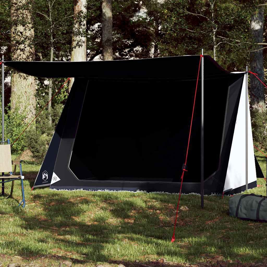 Faltzelt Campingzelt 2 Personen 214x125/161x120 cm Weiß