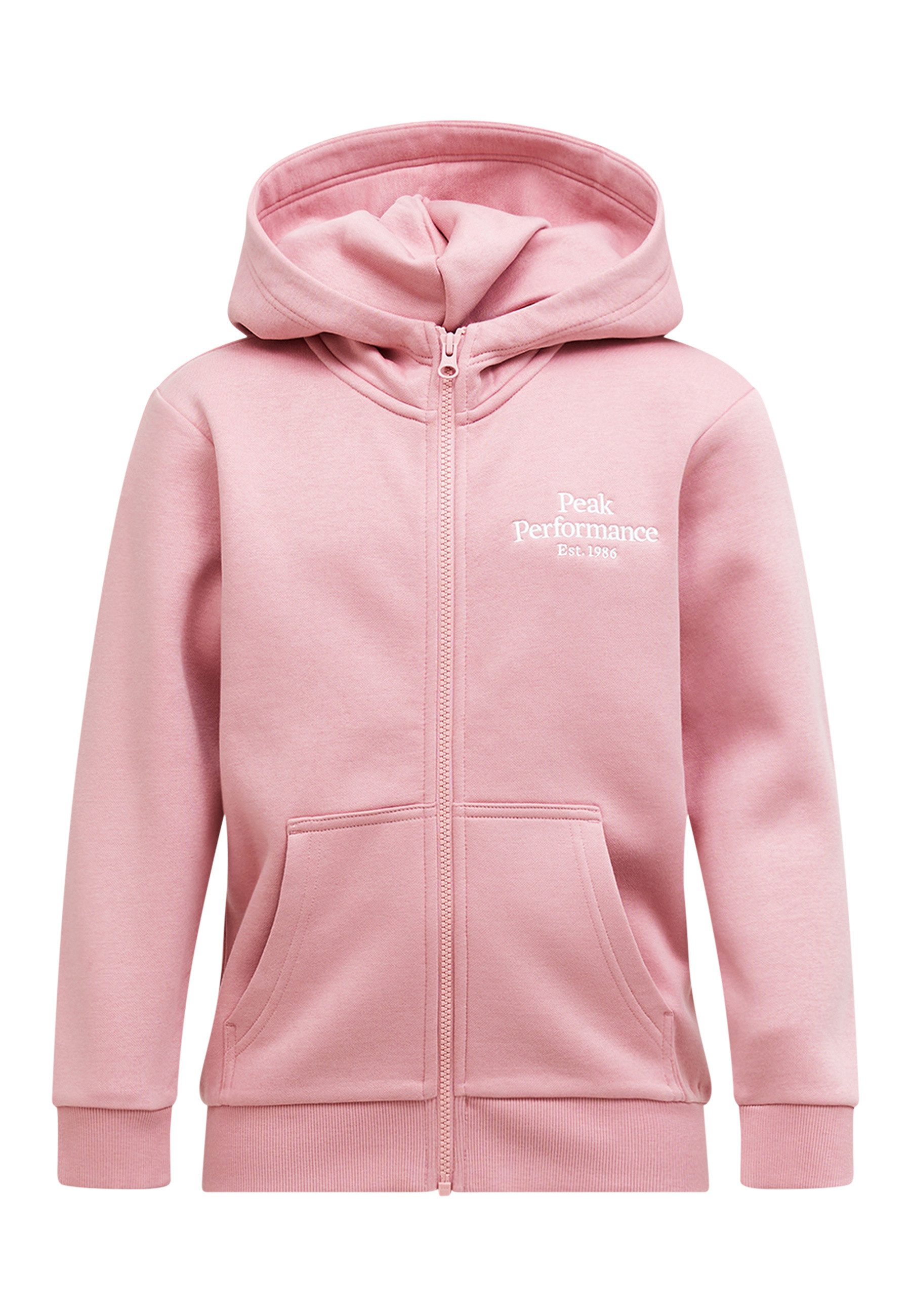 Peak Performance Kapuzensweatshirt Jr Original Zip Hood mit Kapuze