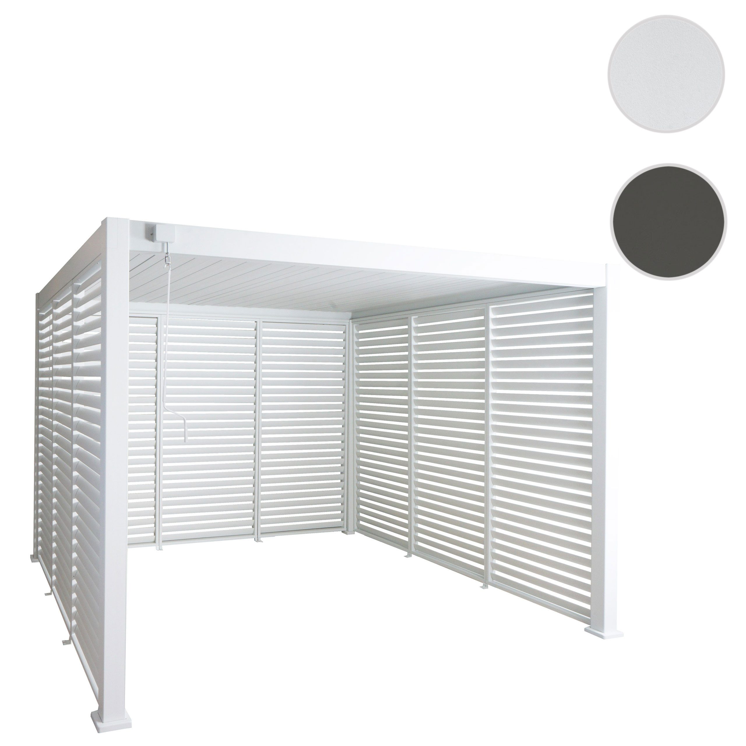 Thumbnail - MCW Pergola MCW-N94-3L, BxTxH: 308x308x230 cm, (1-tlg), Integrierter Regenablauf in den Pfosten