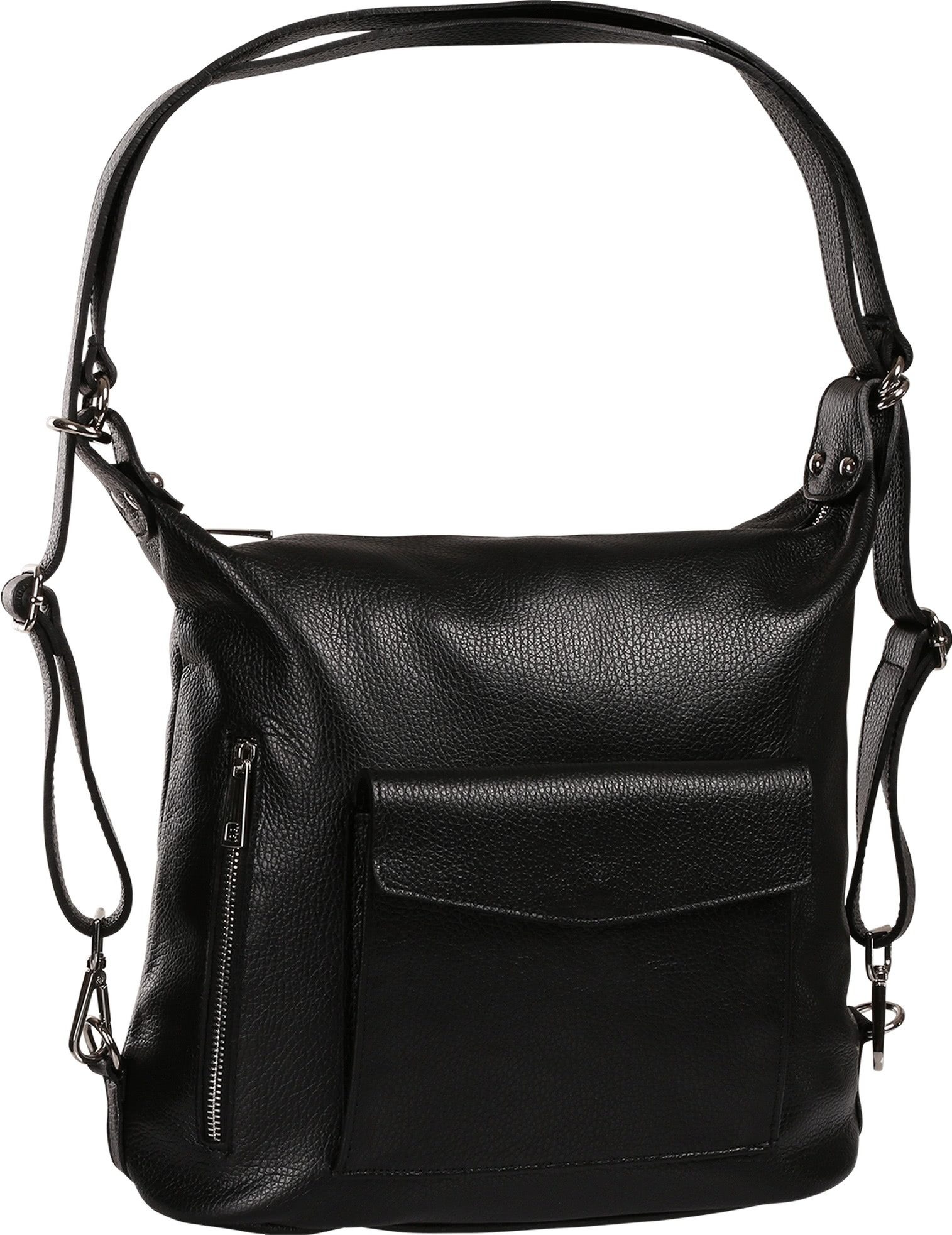 Schultertasche Toscanto Tasche schwarz Schultertasche