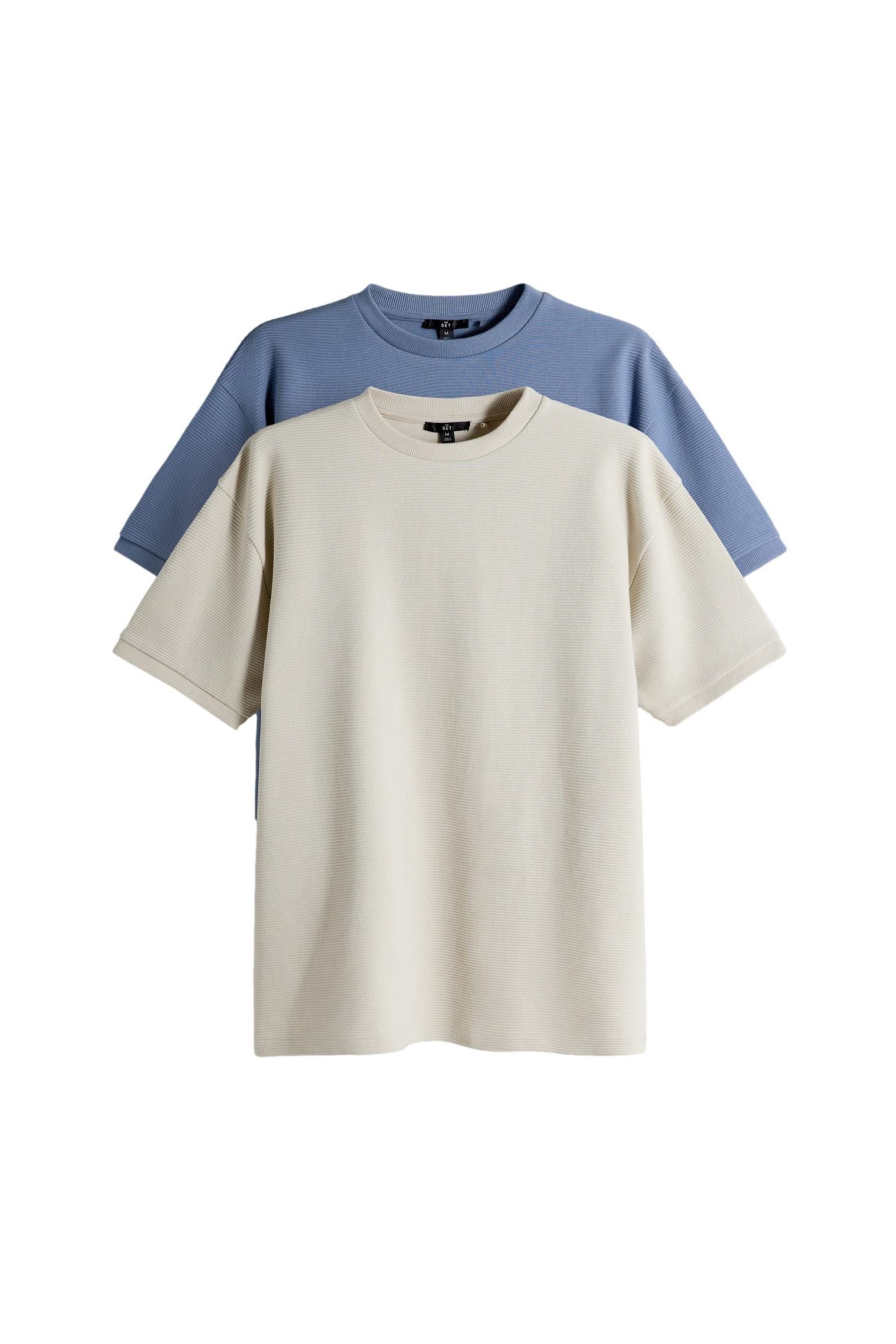 The Set T-Shirt The Set Relaxed Fit T-Shirts, 2er-Pack (2-tlg)