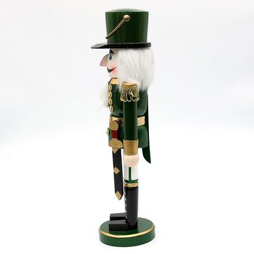 Dekohelden24 Nussknacker Nussknacker Soldat, in grün, klassisch, ca. 35 cm, (1-tlg)