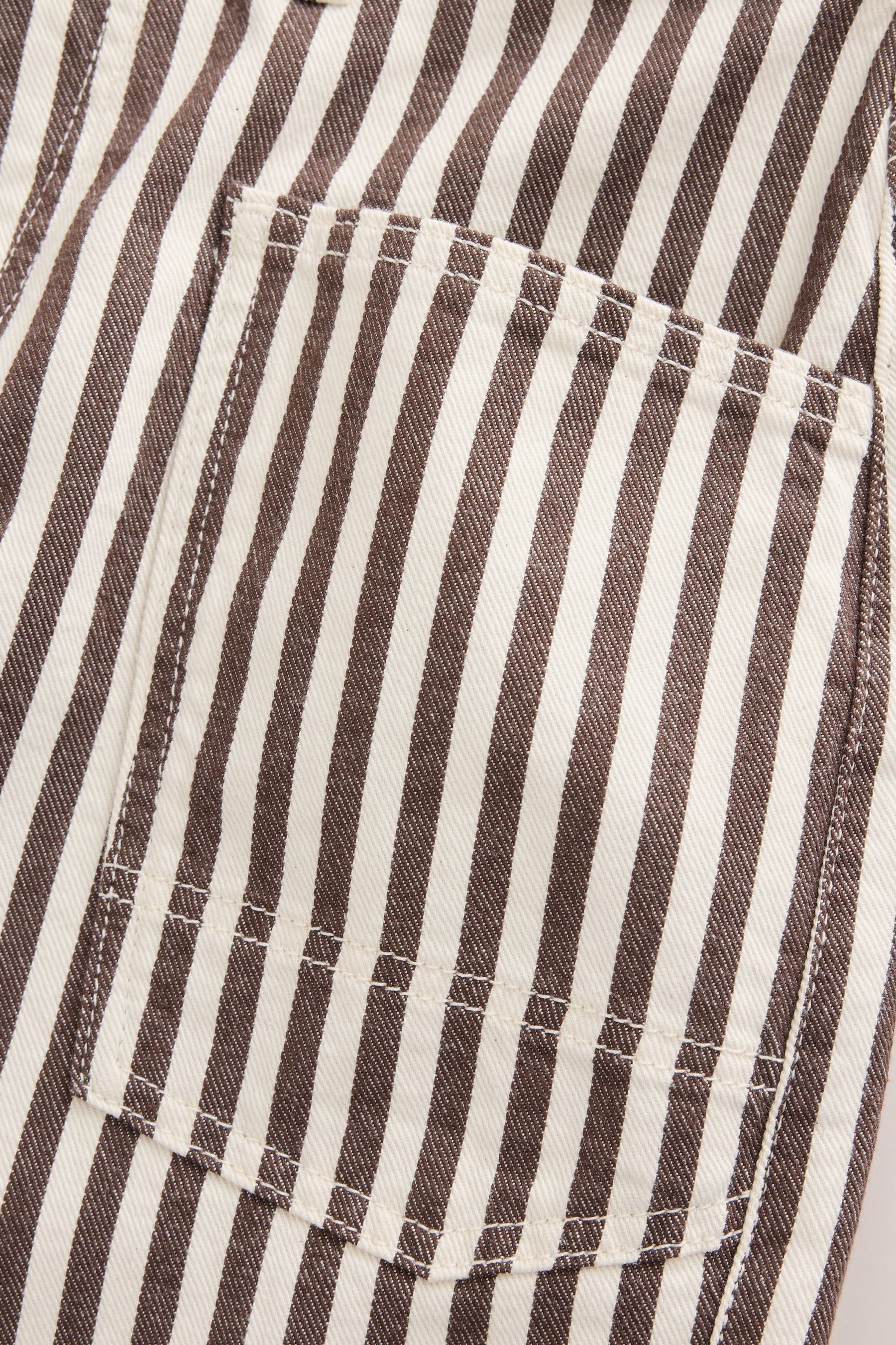 Next Weite Jeans Barrel Fit Jeans mit zwei Taschen, Kurzgröße (1-tlg)