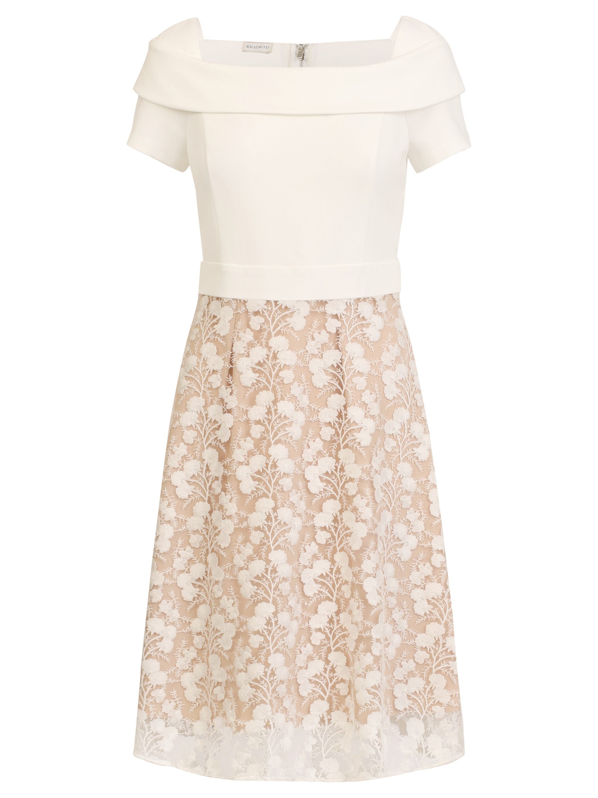 Kraimod Cocktailkleid mit Carmenkragen – Bild 5 von 5