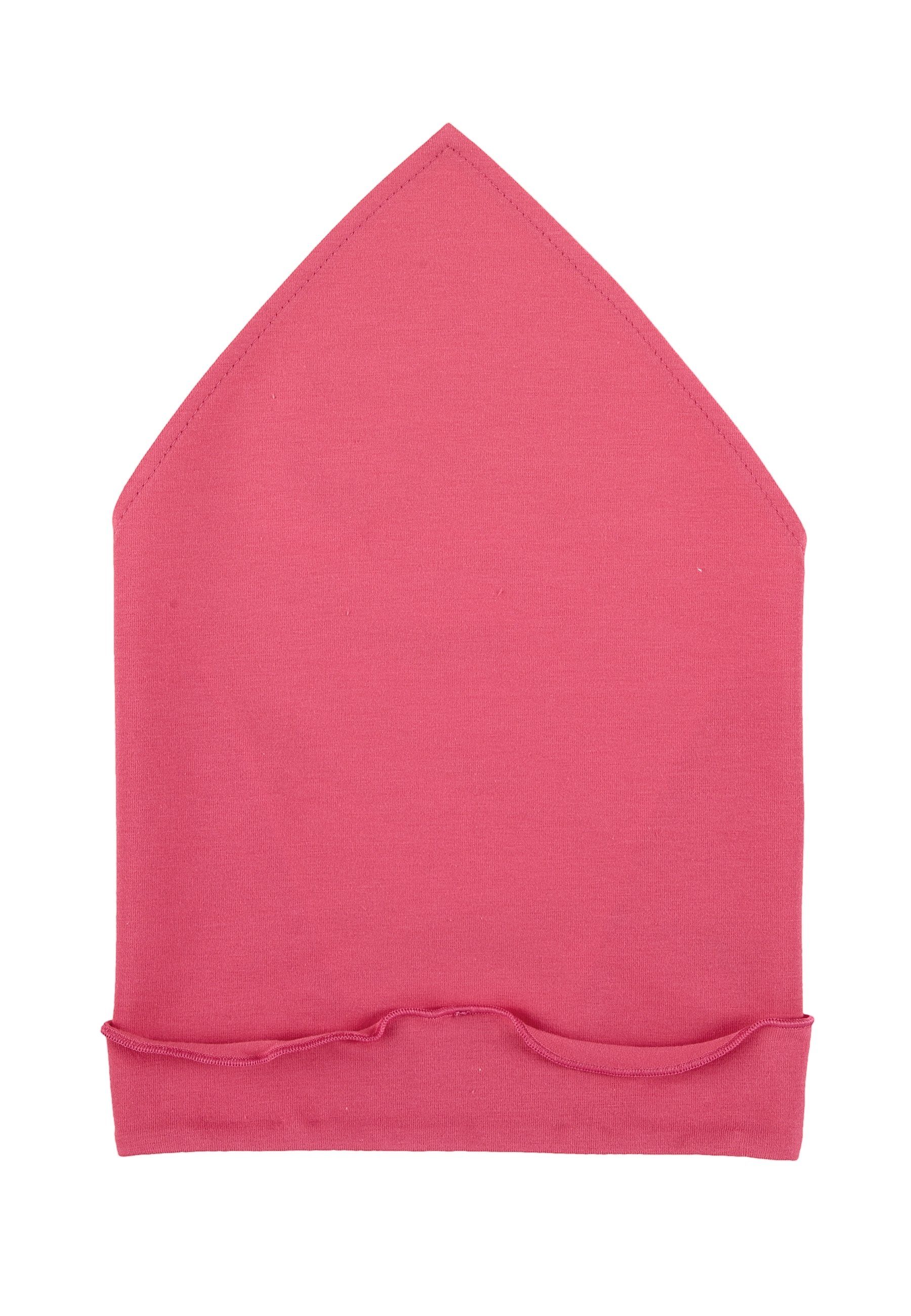 Sterntaler® Kopftuch Kopftuch, (Einzel-Kopftuch, 1-St. Beanie Baby Sonnenschutz ideal für den Sommer), Kopftuch für Kinder aus Singlejersey bedruckt koralle