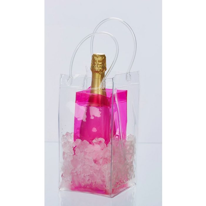 JOKA international Weinflaschenhalter Flaschenkühler Eistasche 2er Set pink (2-St)