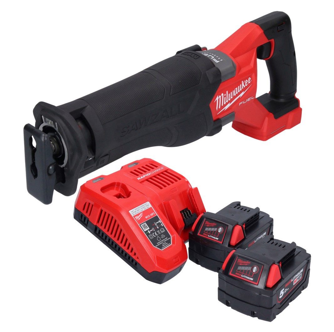 Milwaukee Akku-Reciprosäge M18 FSZ-502 Akku Recipro Säbelsäge 18 V Brushless + 2x Akku 5,0 Ah