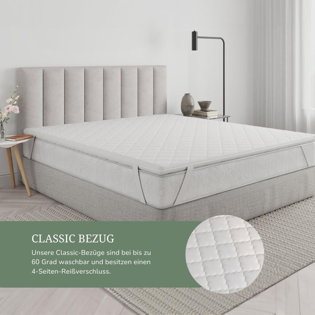 MSS e.K., Topper Relax Kaltschaumtopper, 6 cm hoch, abnehmbarer Bezug günstig online kaufen