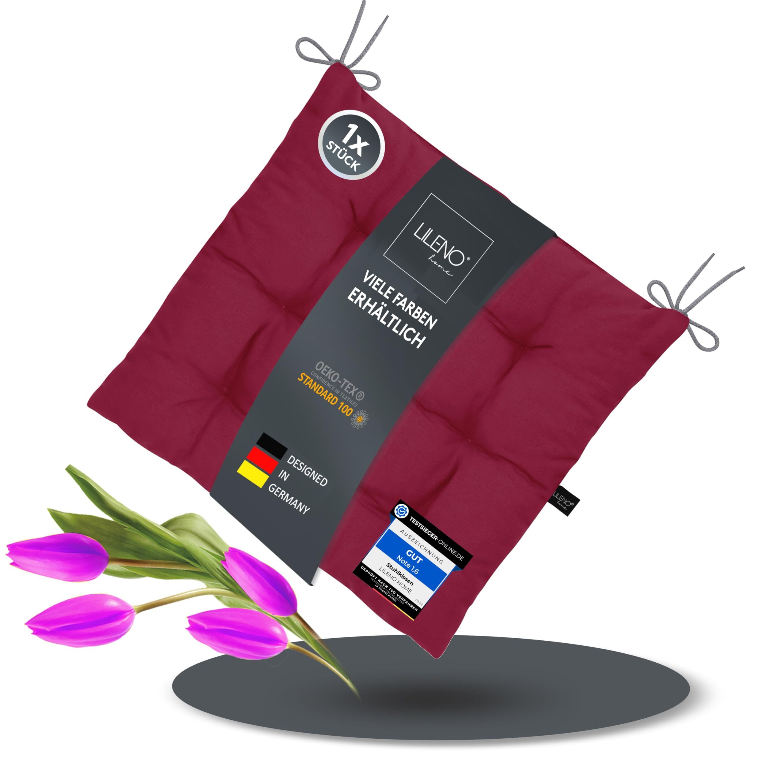 LILENO HOME Stuhlkissen Sitzkissen für Gartenstuhl, günstig online kaufen