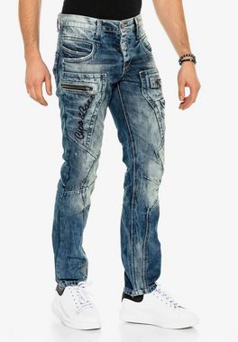 Cipo & Baxx Bequeme Jeans im lässigen Biker-Stil