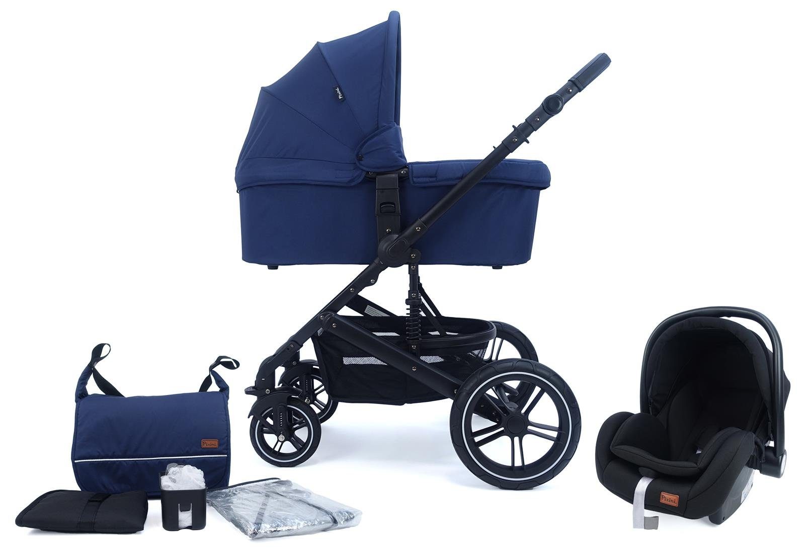 Kombi-Kinderwagen Pixini Aloha Kinderwagen 3in1 Set