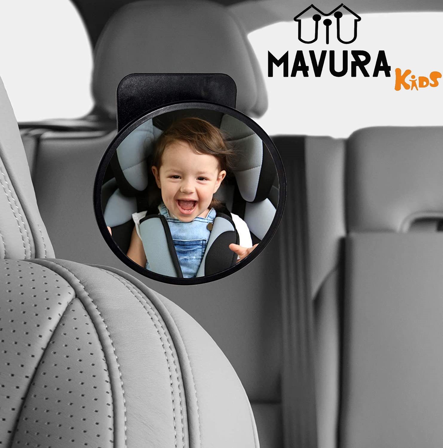 MAVURA Spiegel MAVURAKids Rücksitzspiegel Baby Auto Spiegel